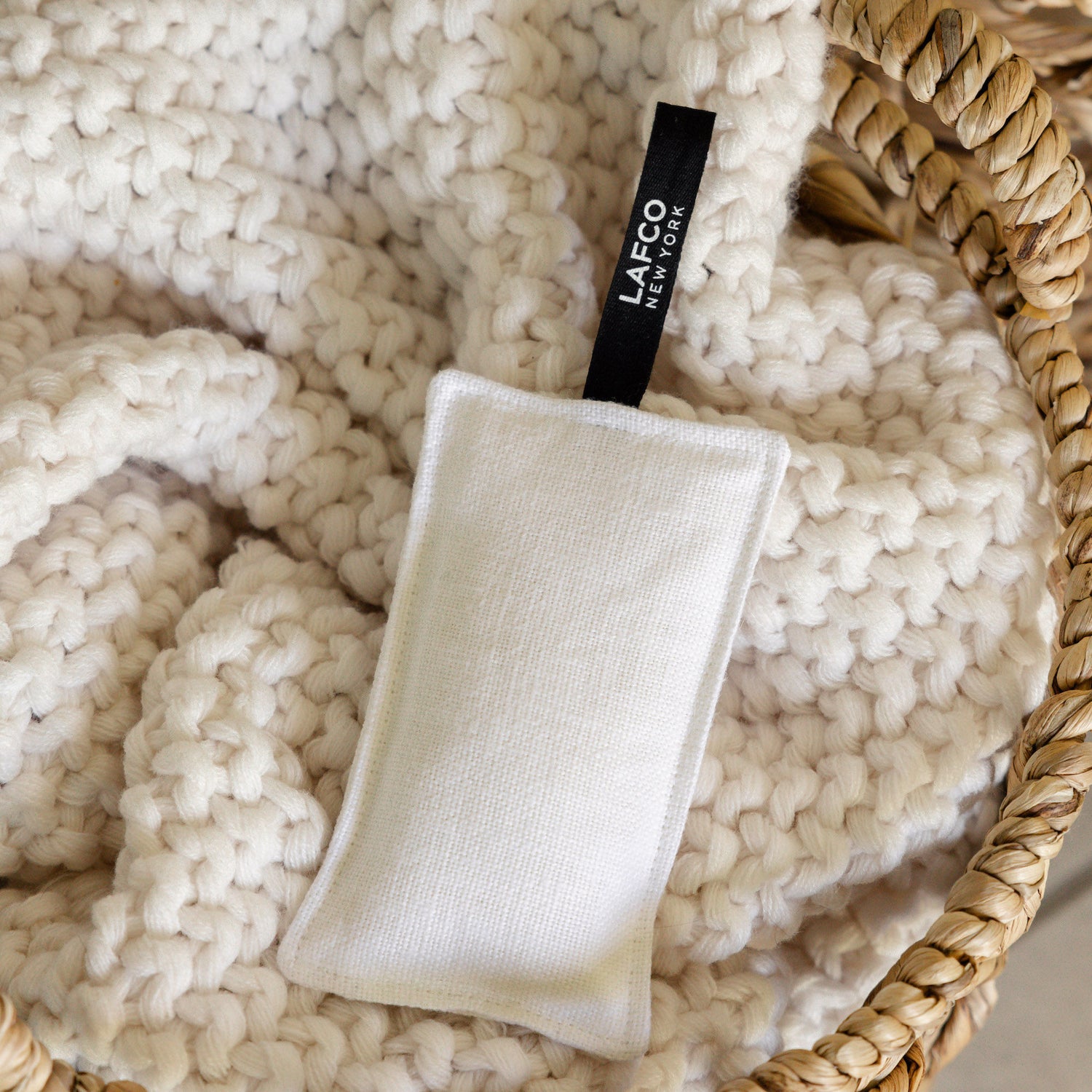 Lifestyle image of Lafco Feu de Bois Scented Linen Sachet