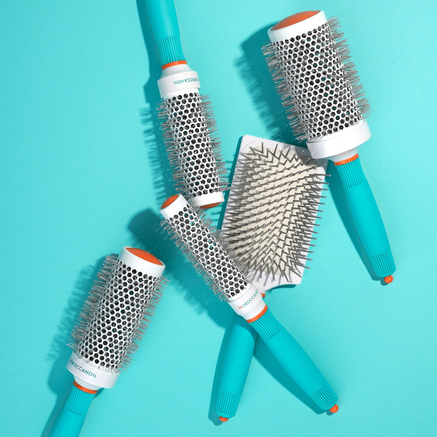 Lifestyle image of Moroccanoil Ceramic Round Brush 55mm