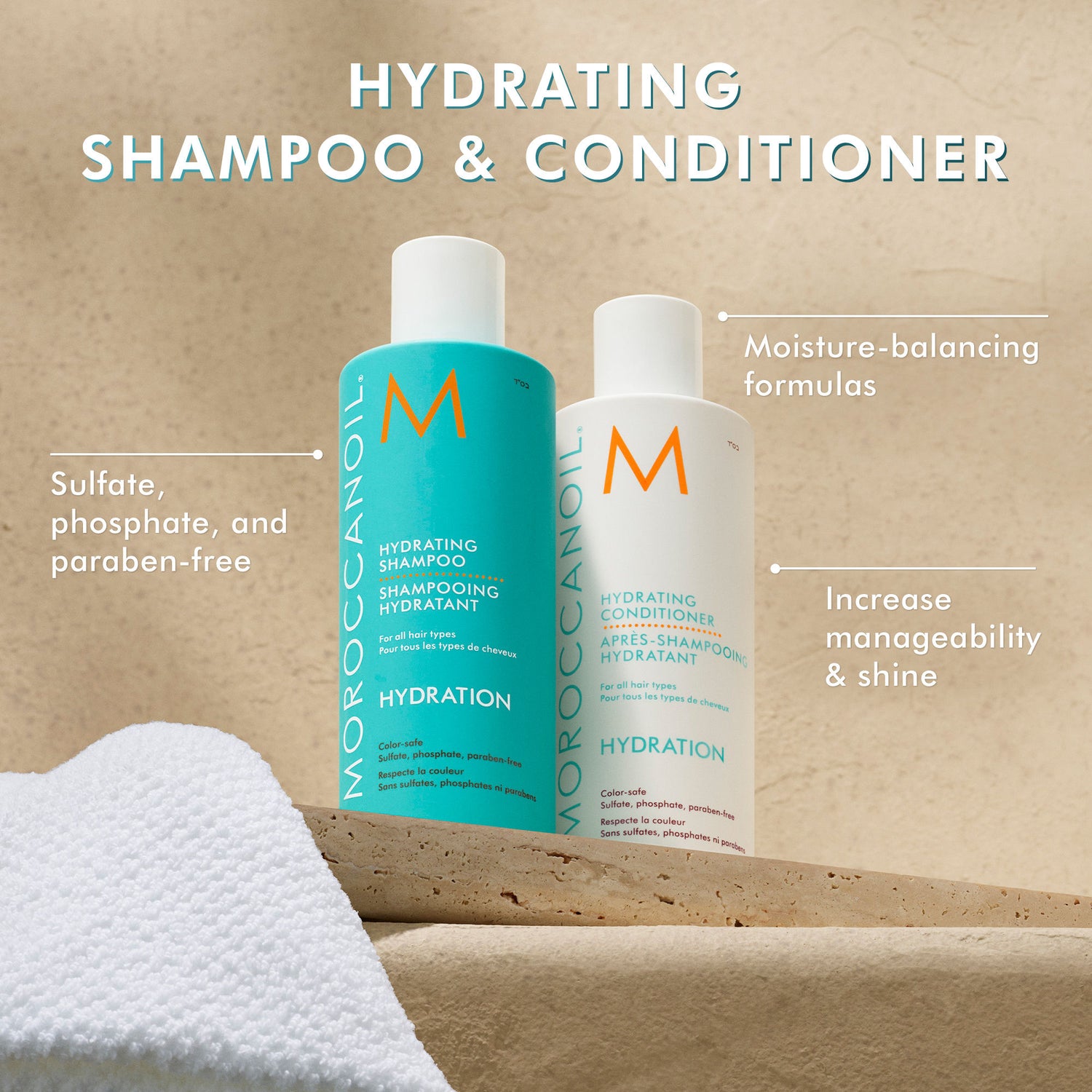 Top-view image of Moroccanoil Hydrating Shampoo