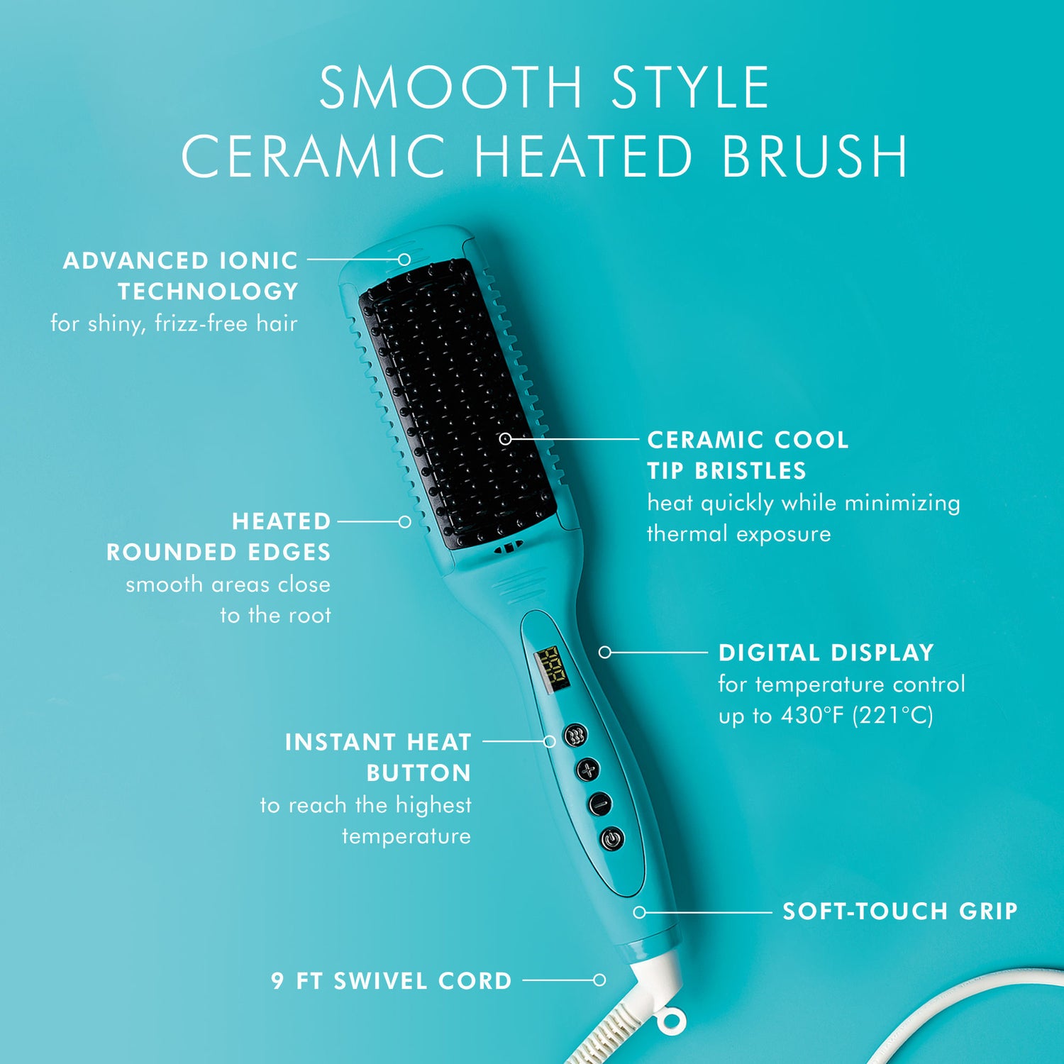 Information related to Moroccanoil Smooth Style Ceramic Heated Brush