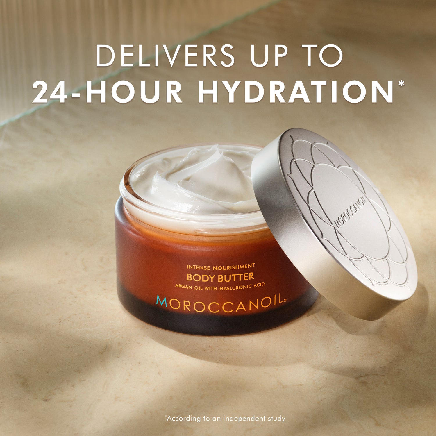 Lifestyle image of Moroccanoil Body Butter