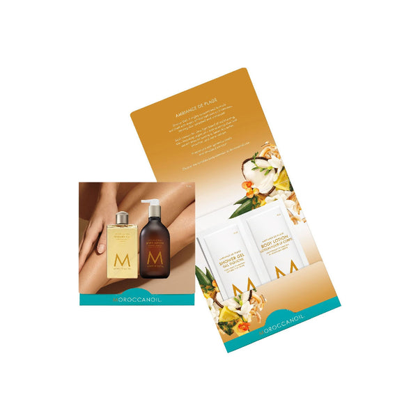 Moroccanoil Regimen Duo: Shower Gel 10ml and Body Lotion 10ml