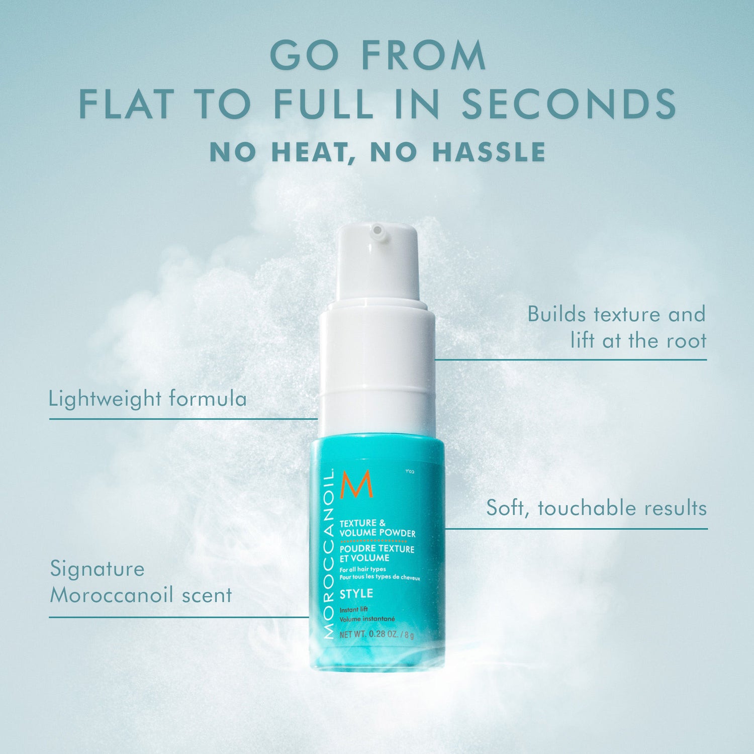 Information related to Moroccanoil Texture & Volume Hair Powder