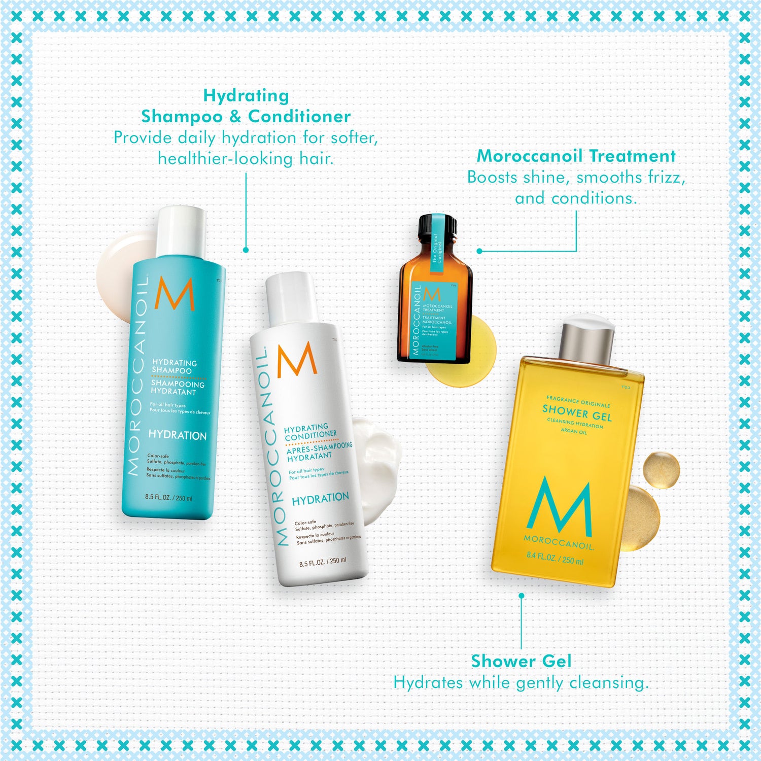 Information related to Moroccanoil Holiday Hydration Hair Set (Limited Edition)