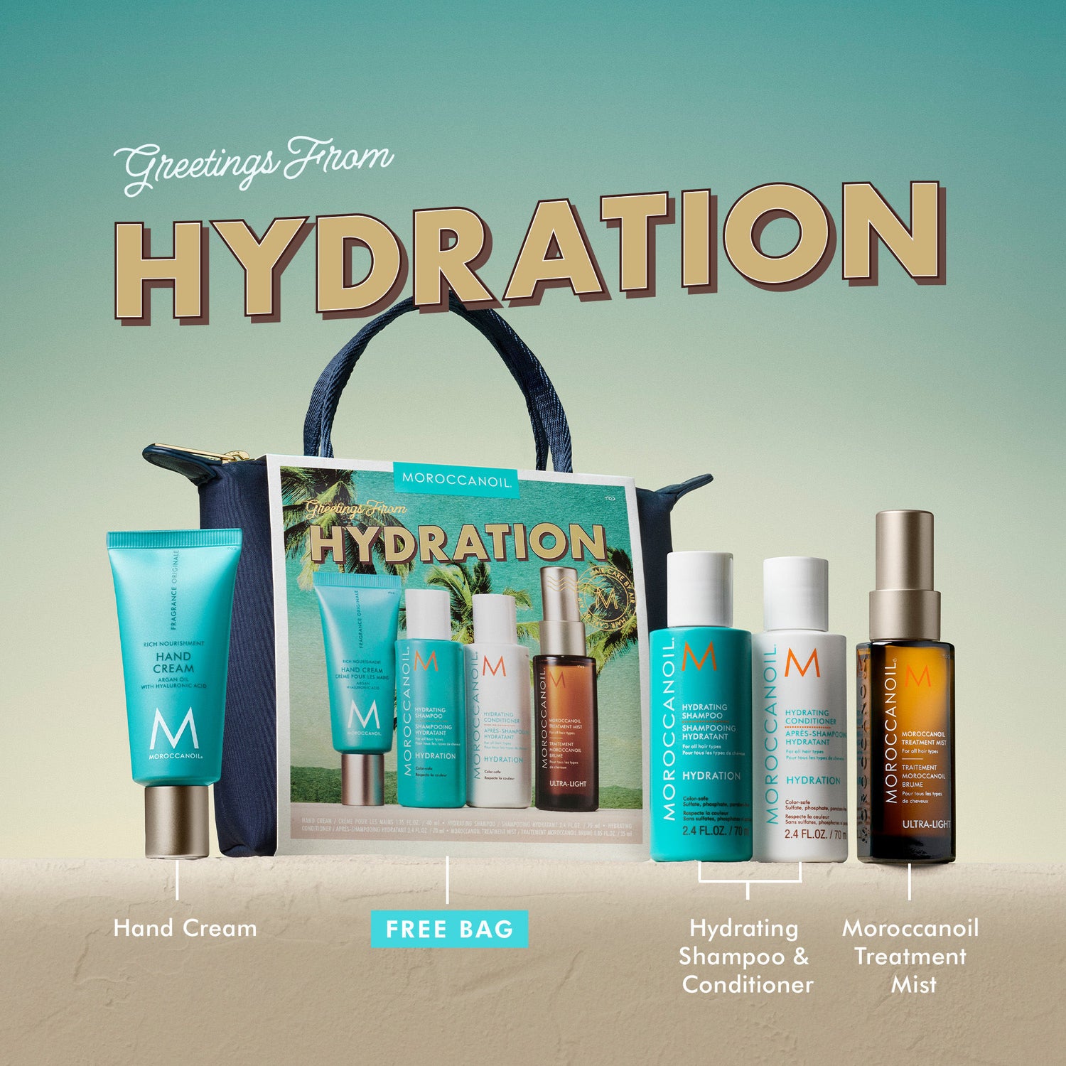 Image of product in the same collection as Moroccanoil Mini Hair Hydration Kit (Limited Edition)