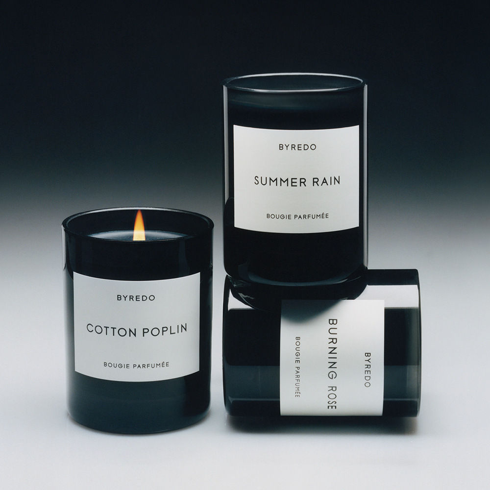 Lifestyle image of Byredo Burning Rose Candle