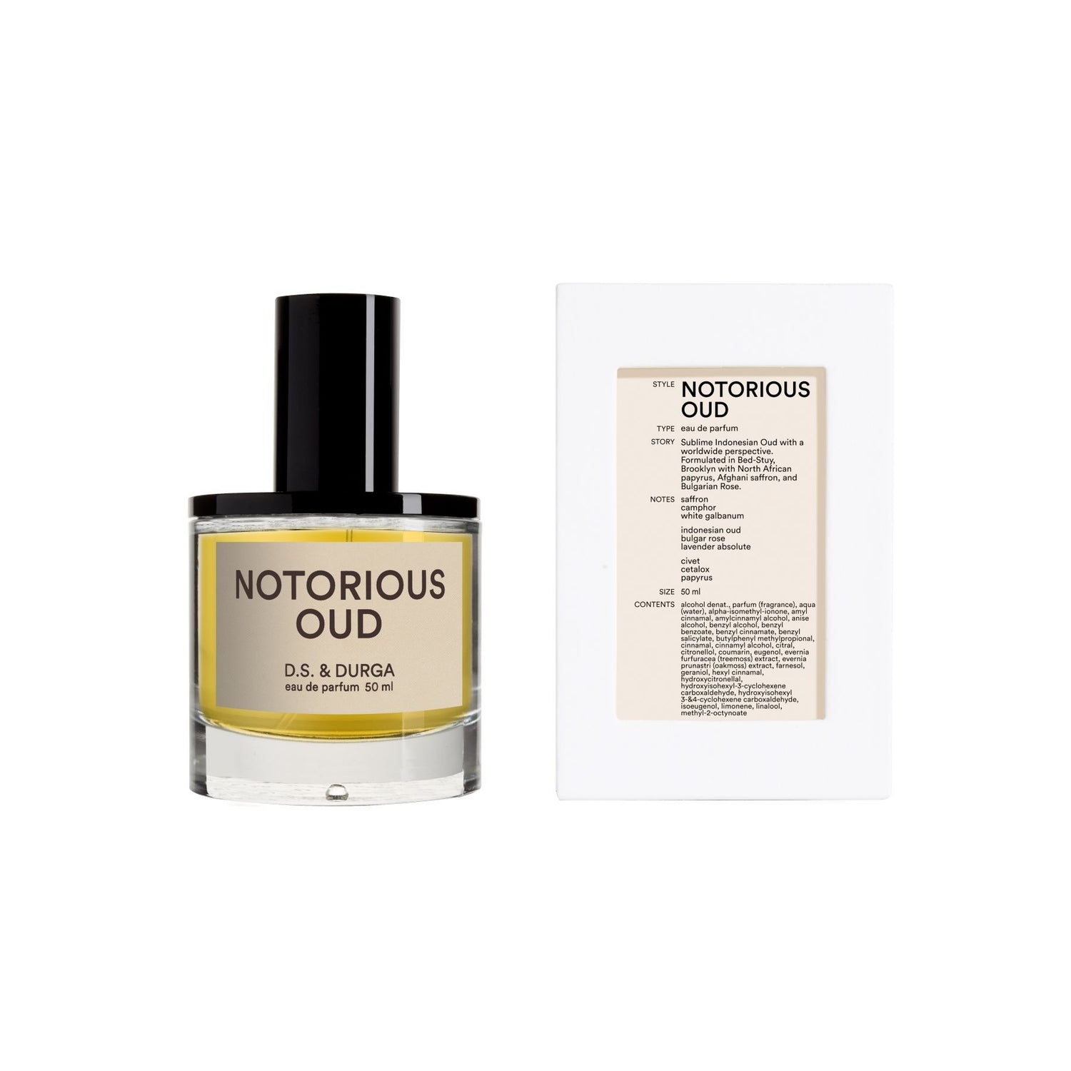 Image of an open D.S. & Durga Notorious Oud Eau de Parfum
