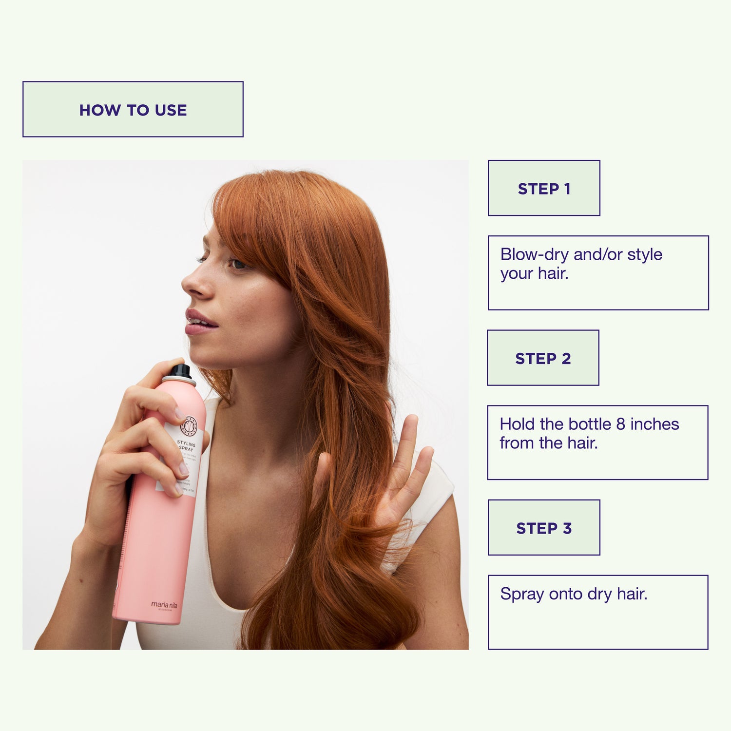 Information related to Maria Nila Styling Spray