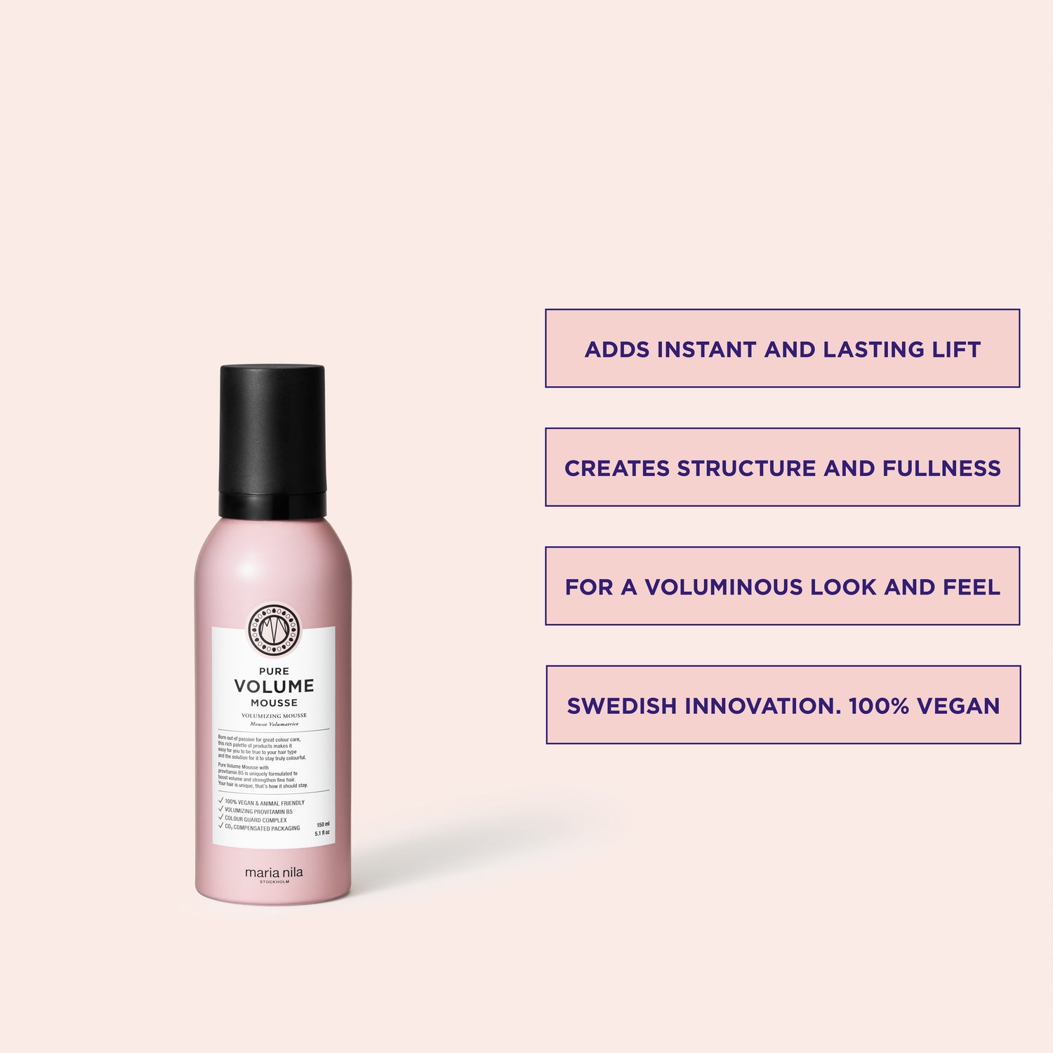 Information related to Maria Nila Pure Volume Mousse