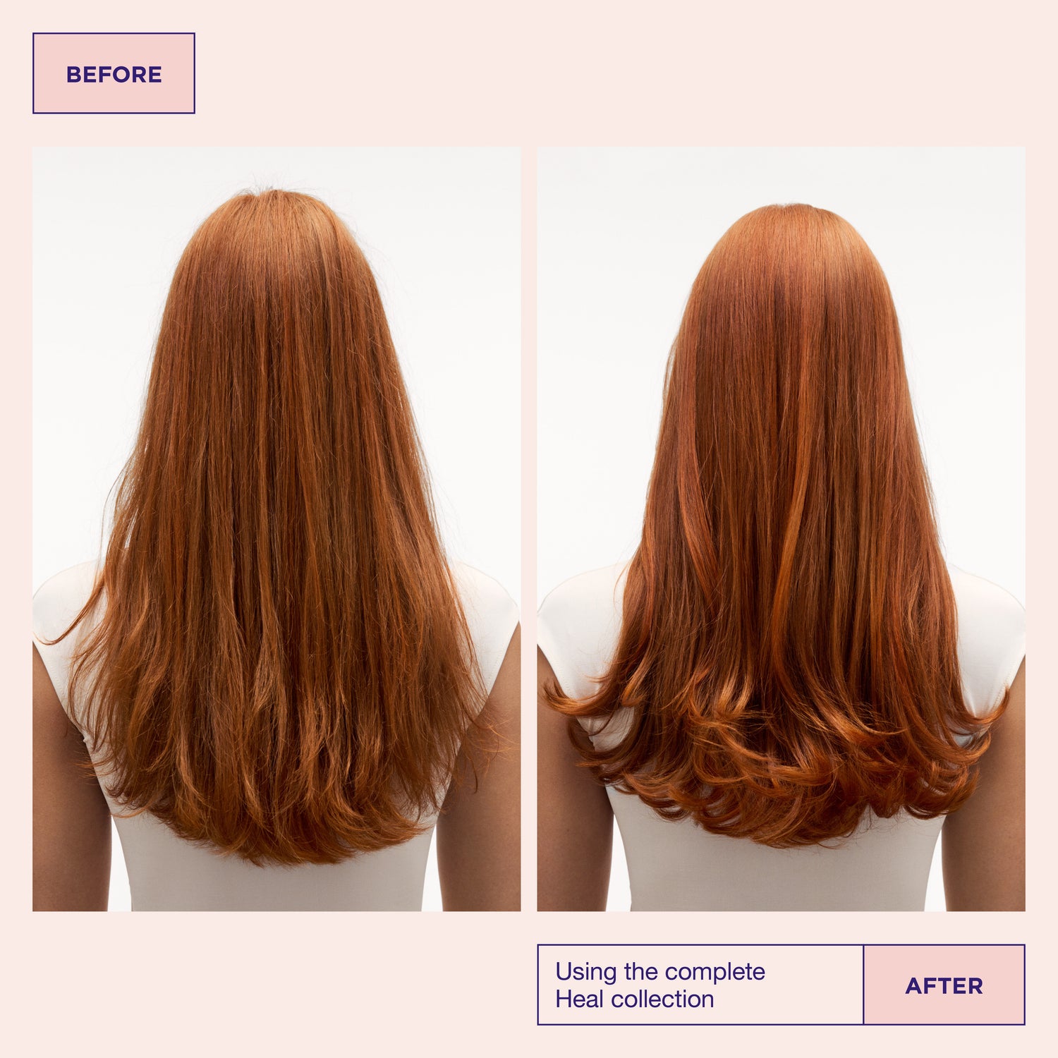 Before and after results of using Maria Nila Head & Hair Heal Beauty Box (Limited Edition)