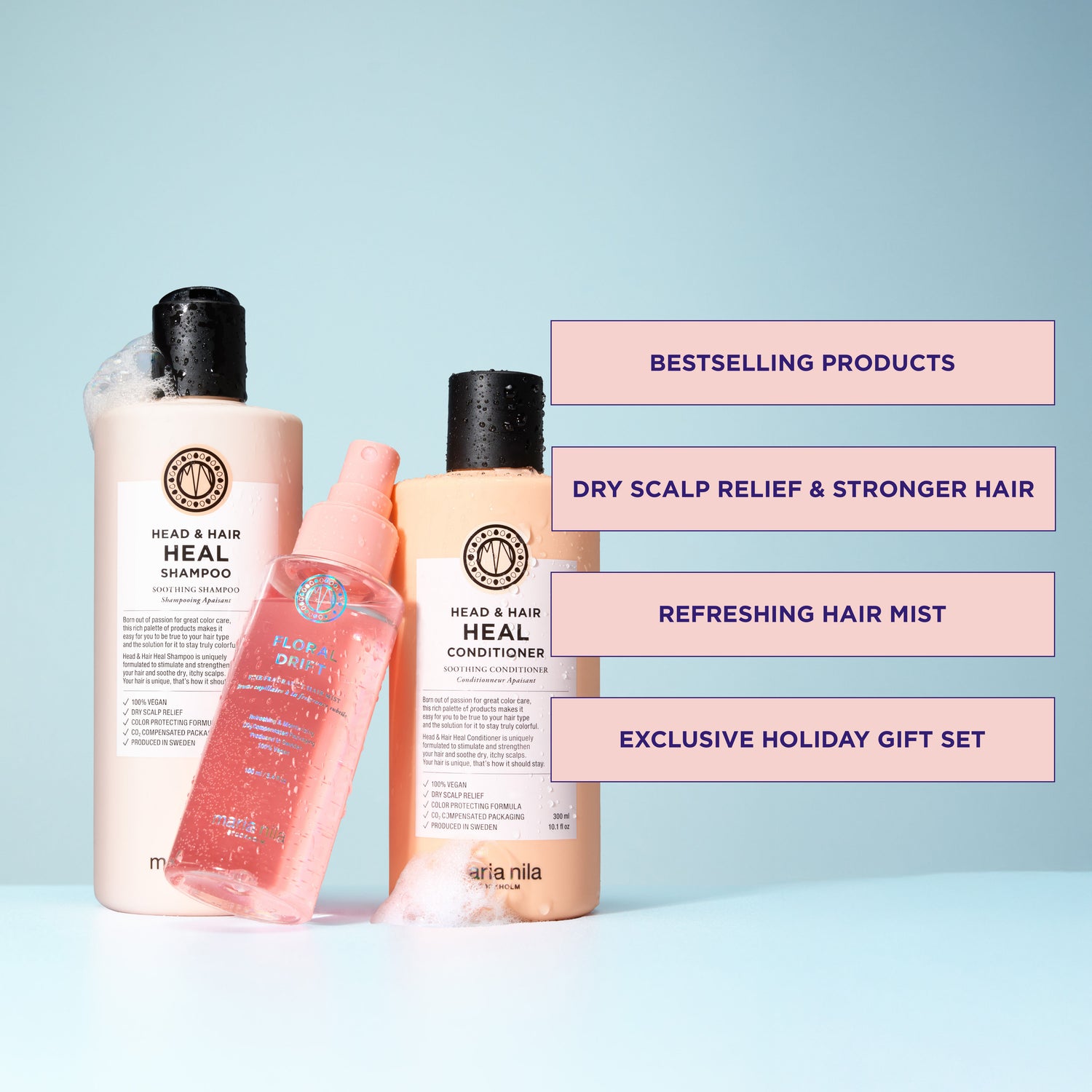 Information related to Maria Nila Head & Hair Heal Beauty Box (Limited Edition)