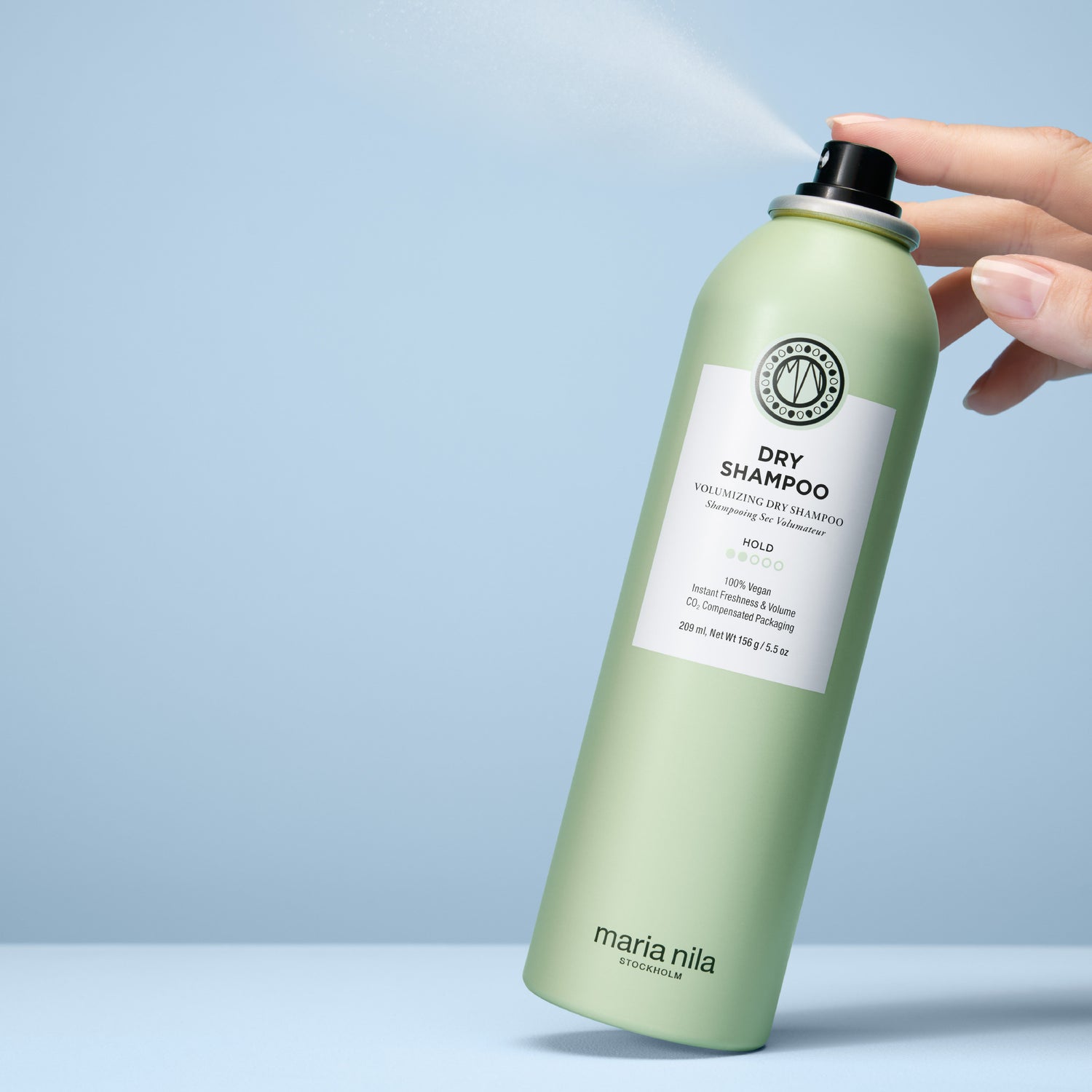 Image of an open Maria Nila Dry Shampoo