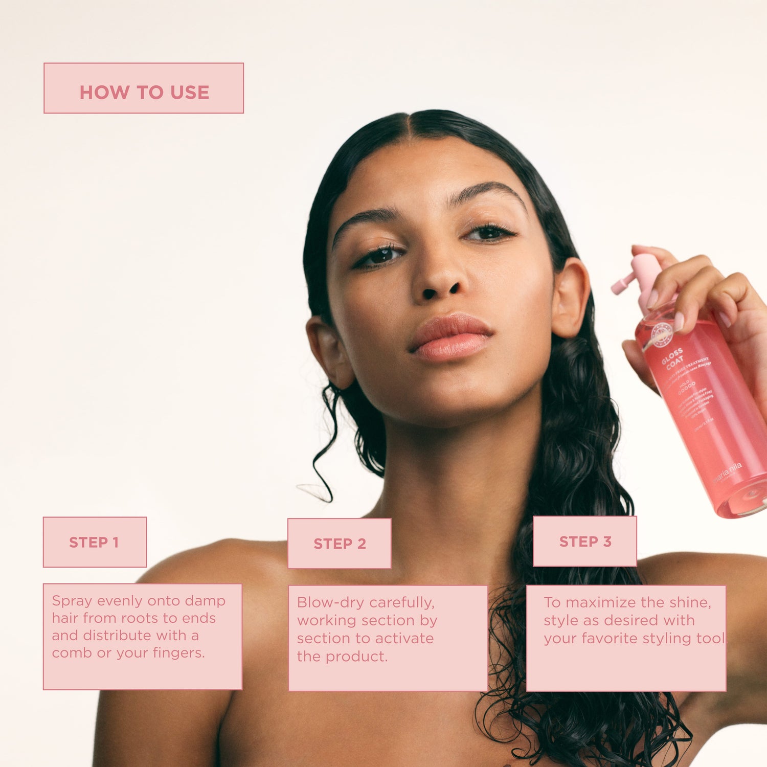 Model image of Maria Nila Gloss Coat