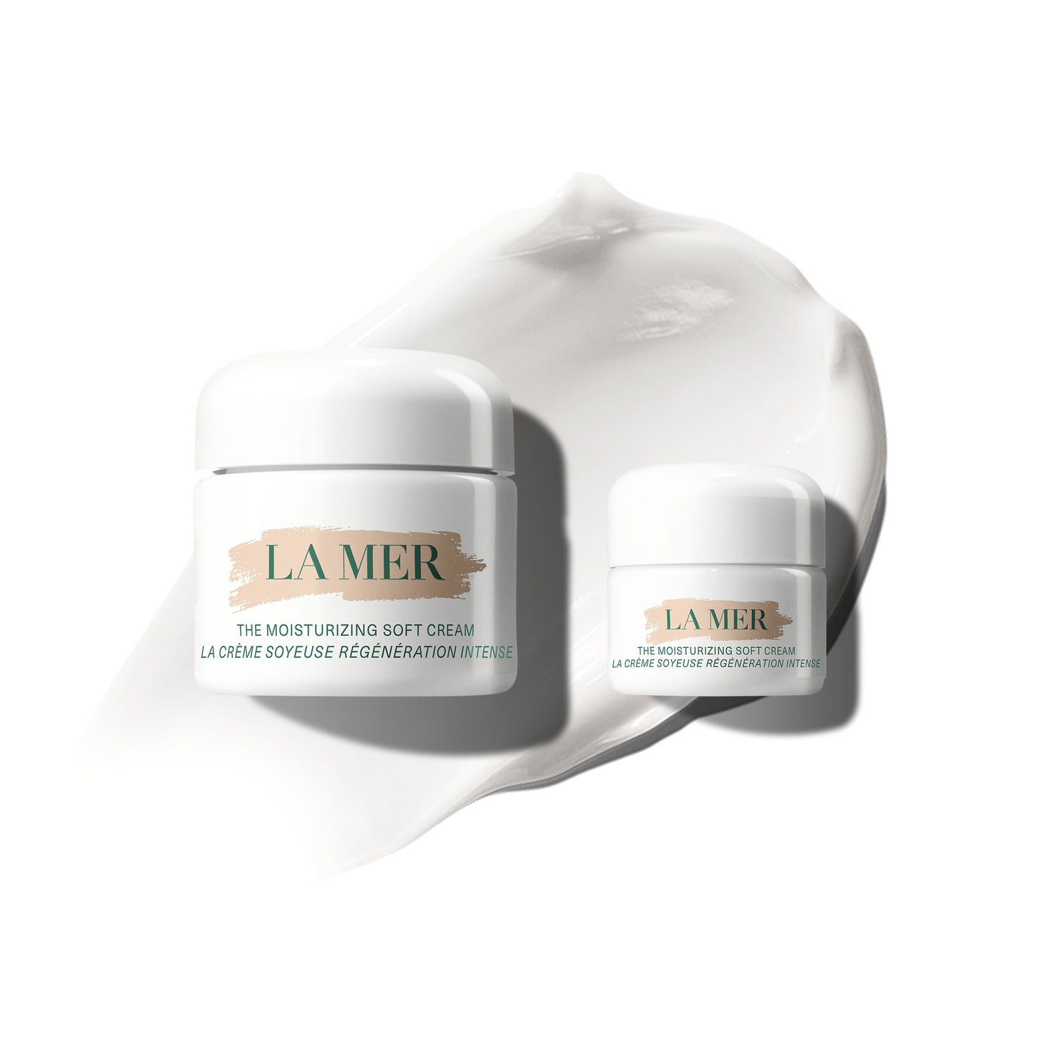 Swatch image of La Mer The Moisturizing Soft Cream Duet (Limited Edition)