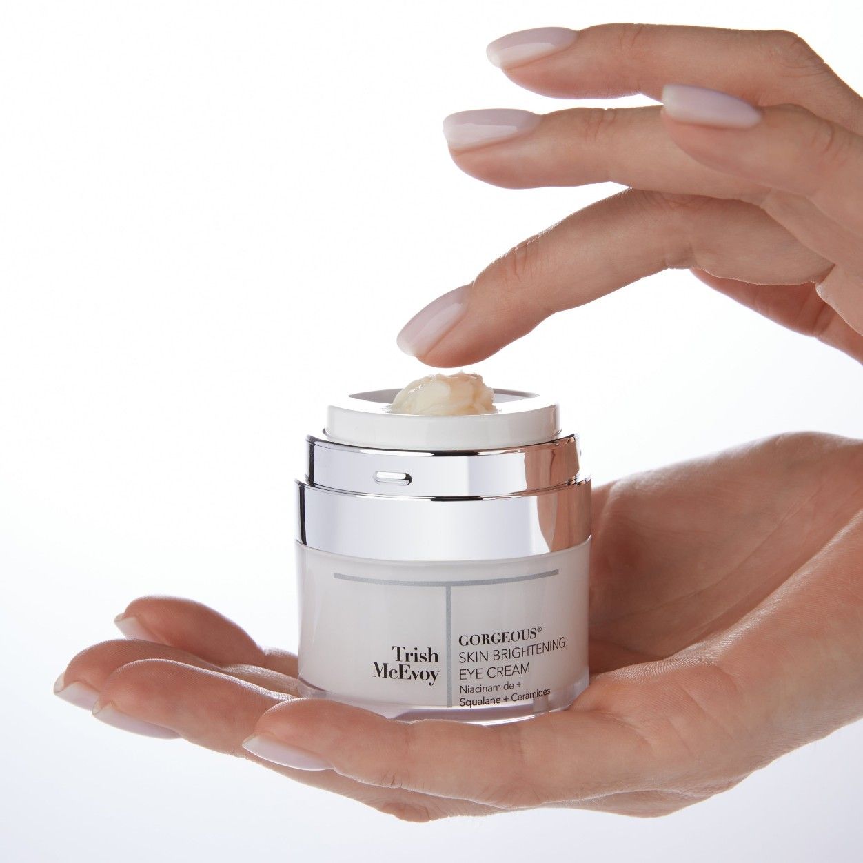 Lifestyle image of Trish McEvoy Gorgeous Skin Brightening Eye Cream
