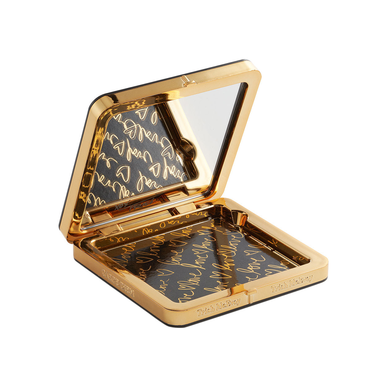 Image of an open Trish McEvoy Makeup Wardrobing Deluxe Refillable Compact 1