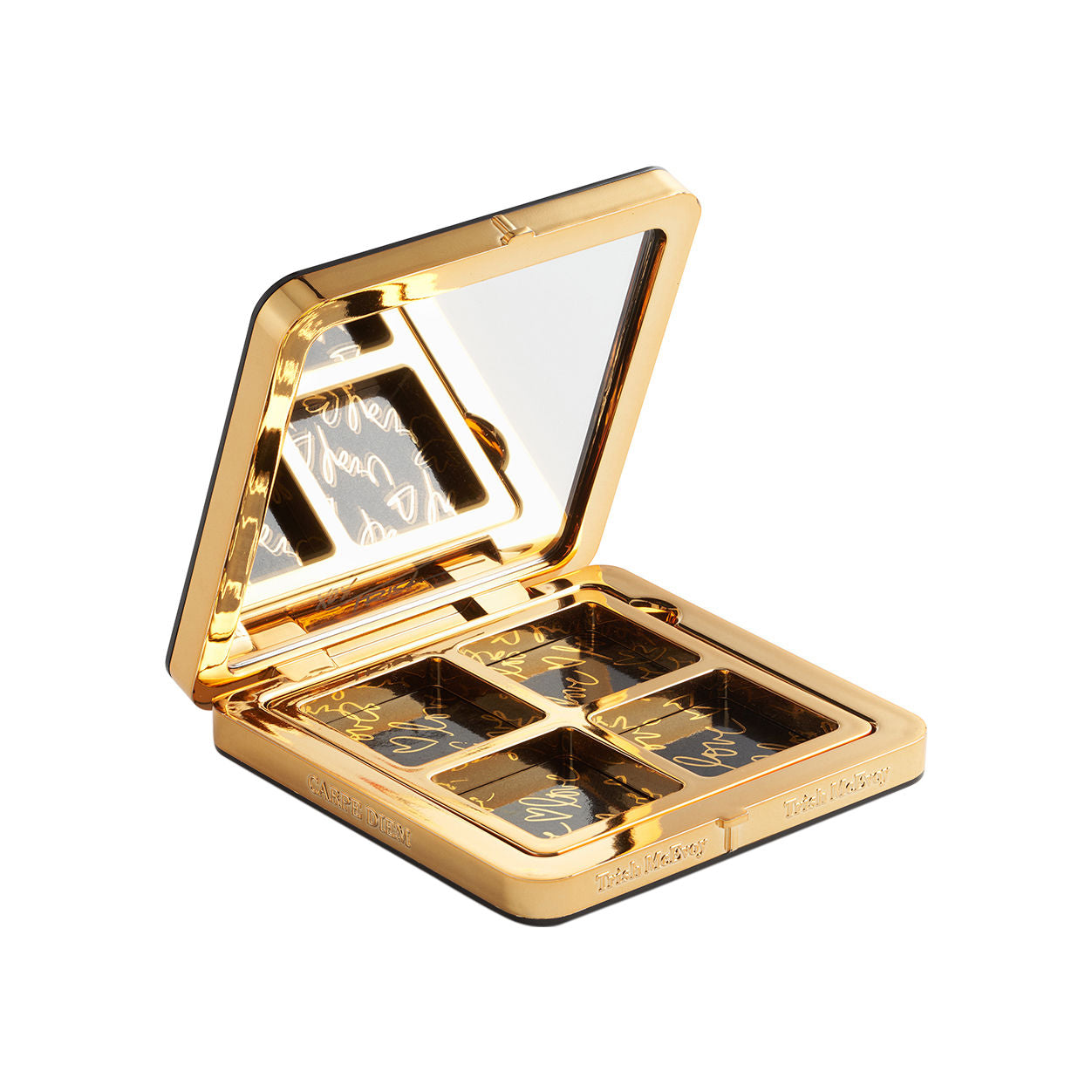 Image of an open Trish McEvoy Makeup Wardrobing Deluxe Refillable Compact 1