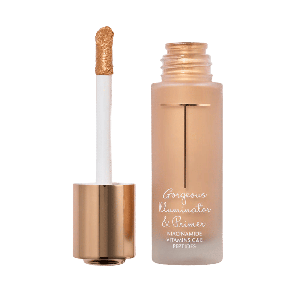 Image of an open Trish McEvoy Gorgeous Illuminator and Primer