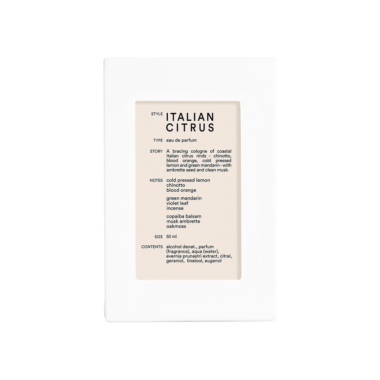 Image of the D.S. & Durga Italian Citrus Eau de Parfum box