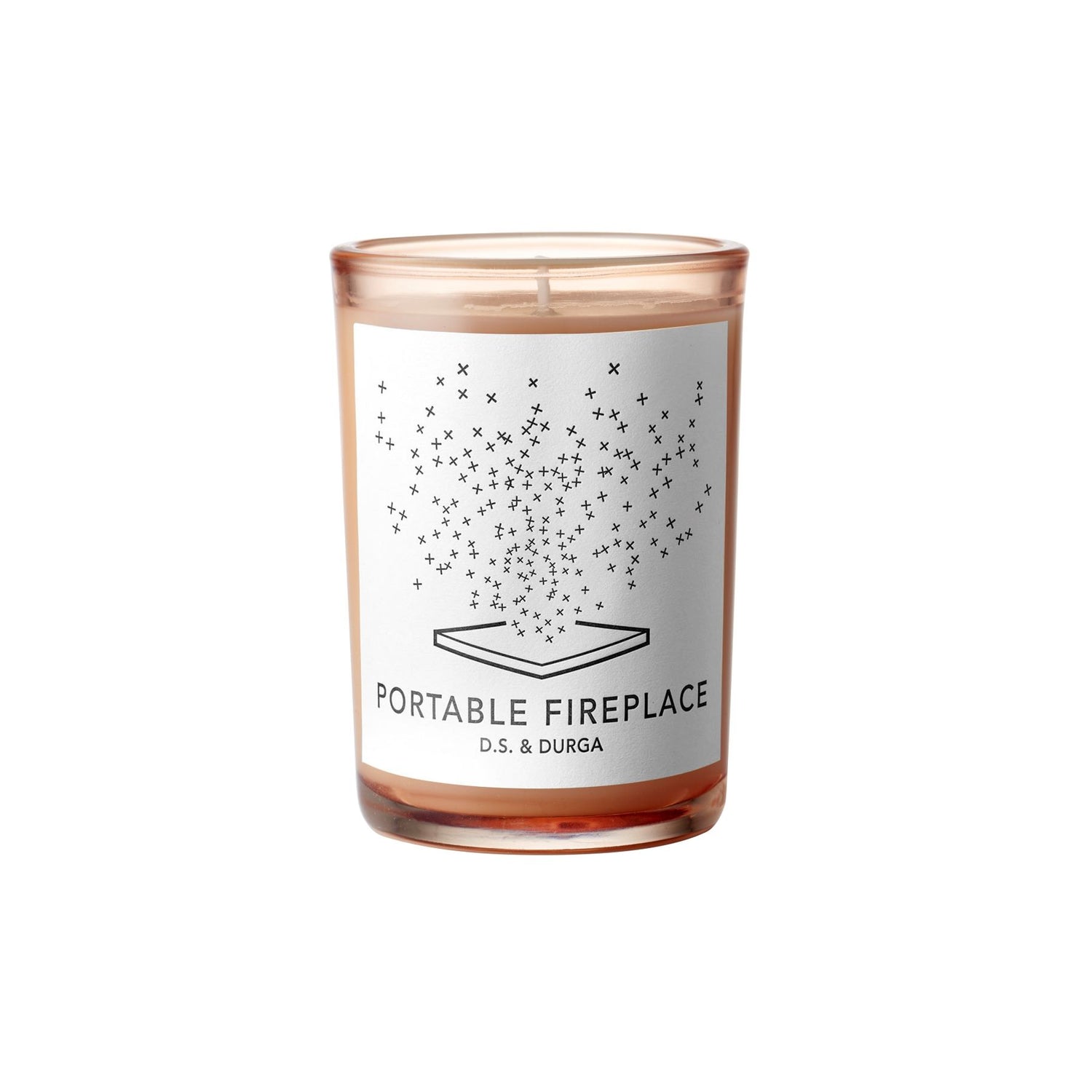 Image of an open D.S. & Durga Portable Fireplace Candle
