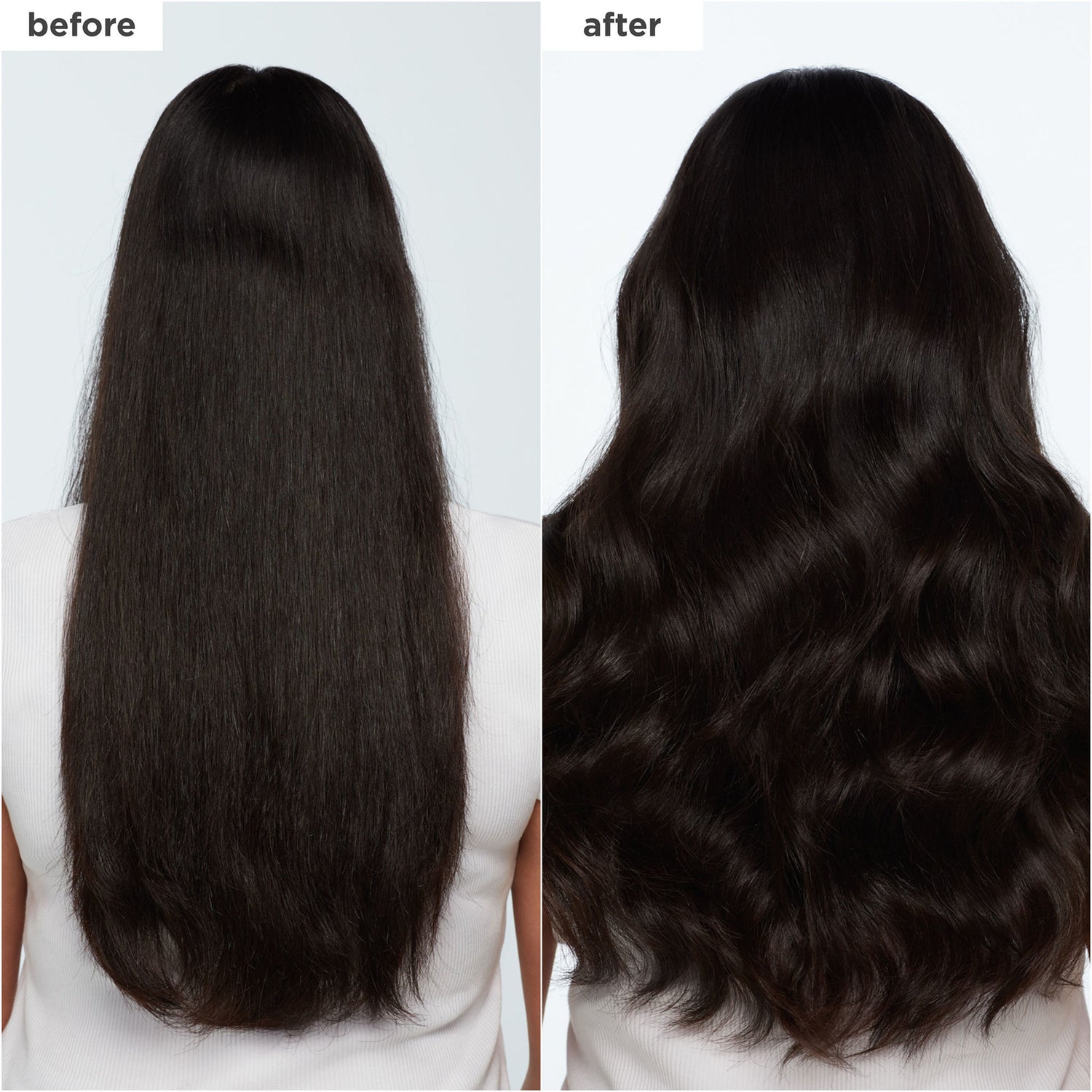 Briogeo Yuzu + Plum Oil Full Miracle Styling Foam before and after image 4 .
