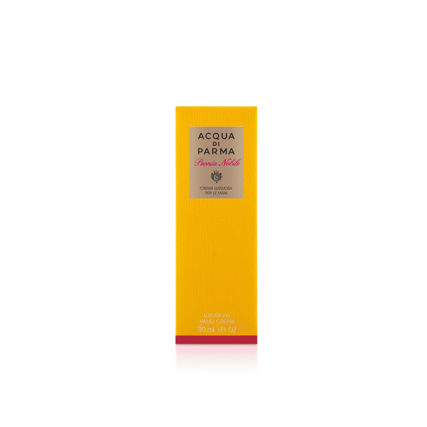 Image of the Acqua di Parma Peonia Nobile Luxurious Hand Cream box
