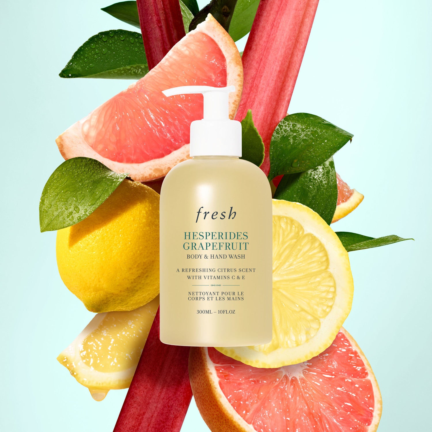 Lifestyle image of Fresh Hesperides Grapefruit Body & Hand Wash