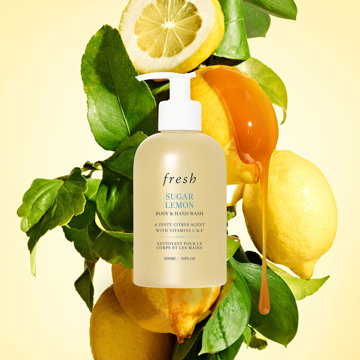 Lifestyle image of Fresh Sugar Lemon Body and Hand Wash