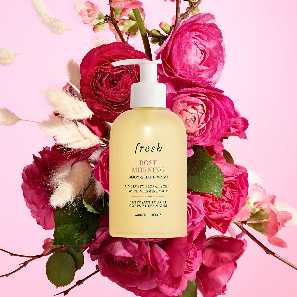 Lifestyle image of Fresh Rose Morning Body and Hand Wash
