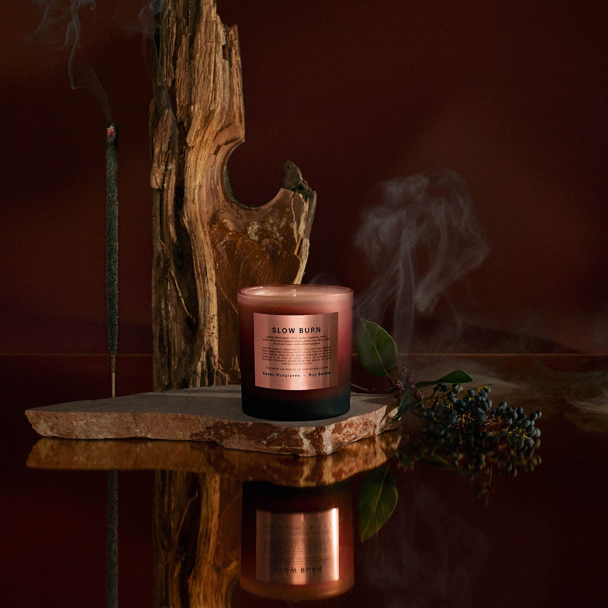 Lifestyle image of Boy Smells Slow Burn Candle