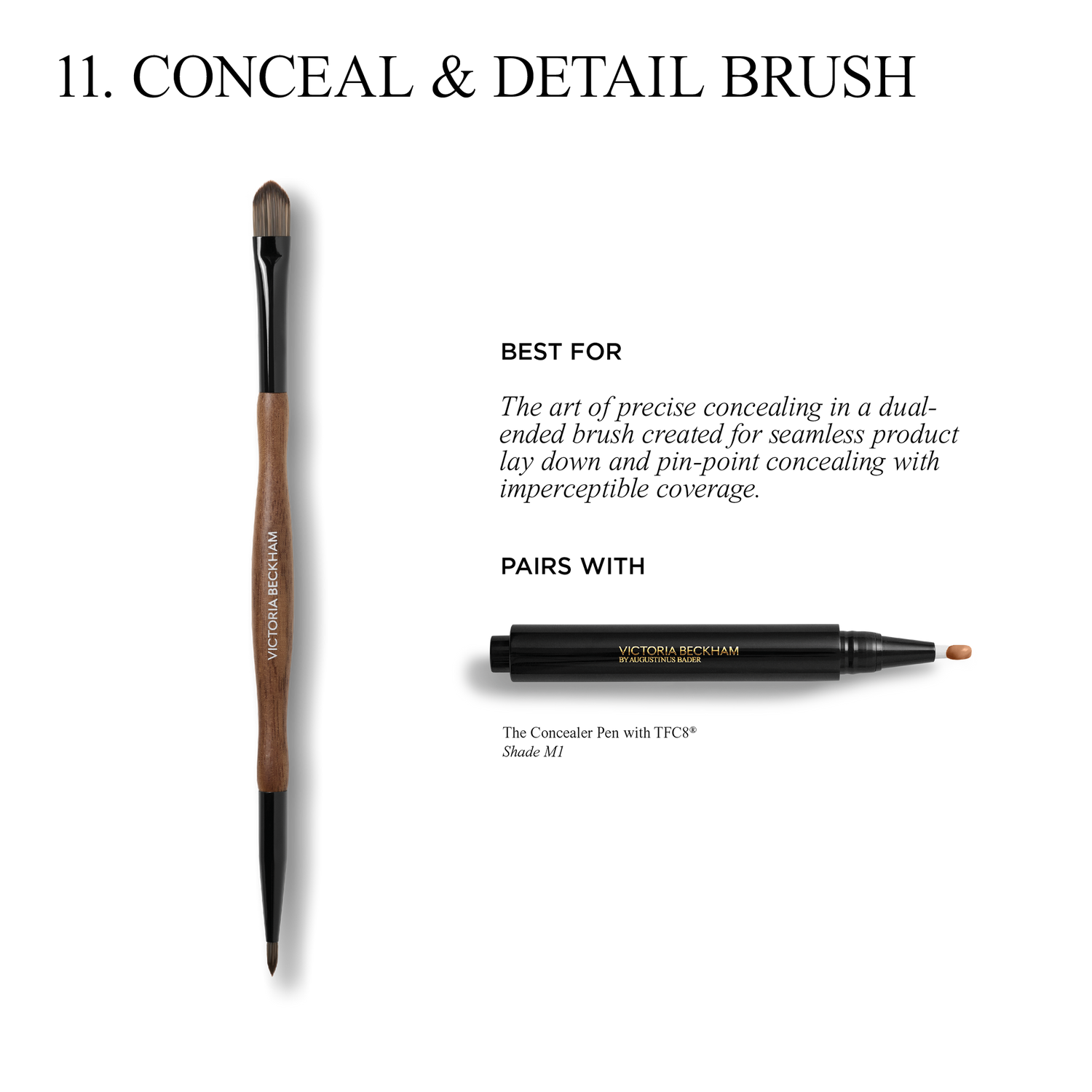 Information related to Victoria Beckham Beauty Conceal and Detail Brush