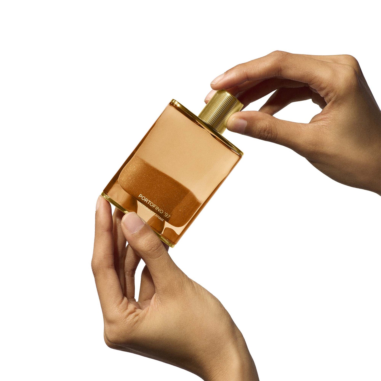 Lifestyle image of Victoria Beckham Beauty Portofino '97 Golden Shimmer Body Oil