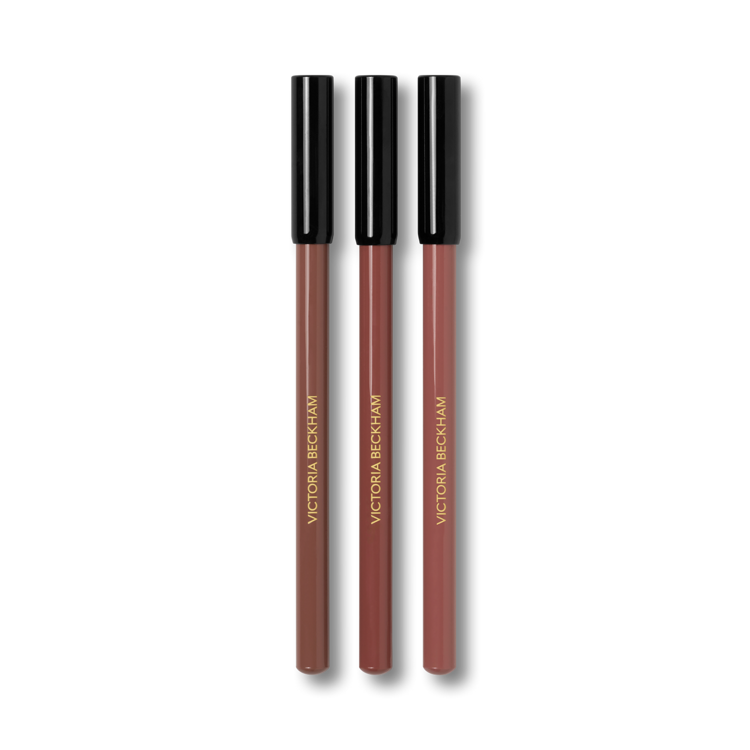 Image of a closed Victoria Beckham Beauty Lip Definer Trio: The Private Collection