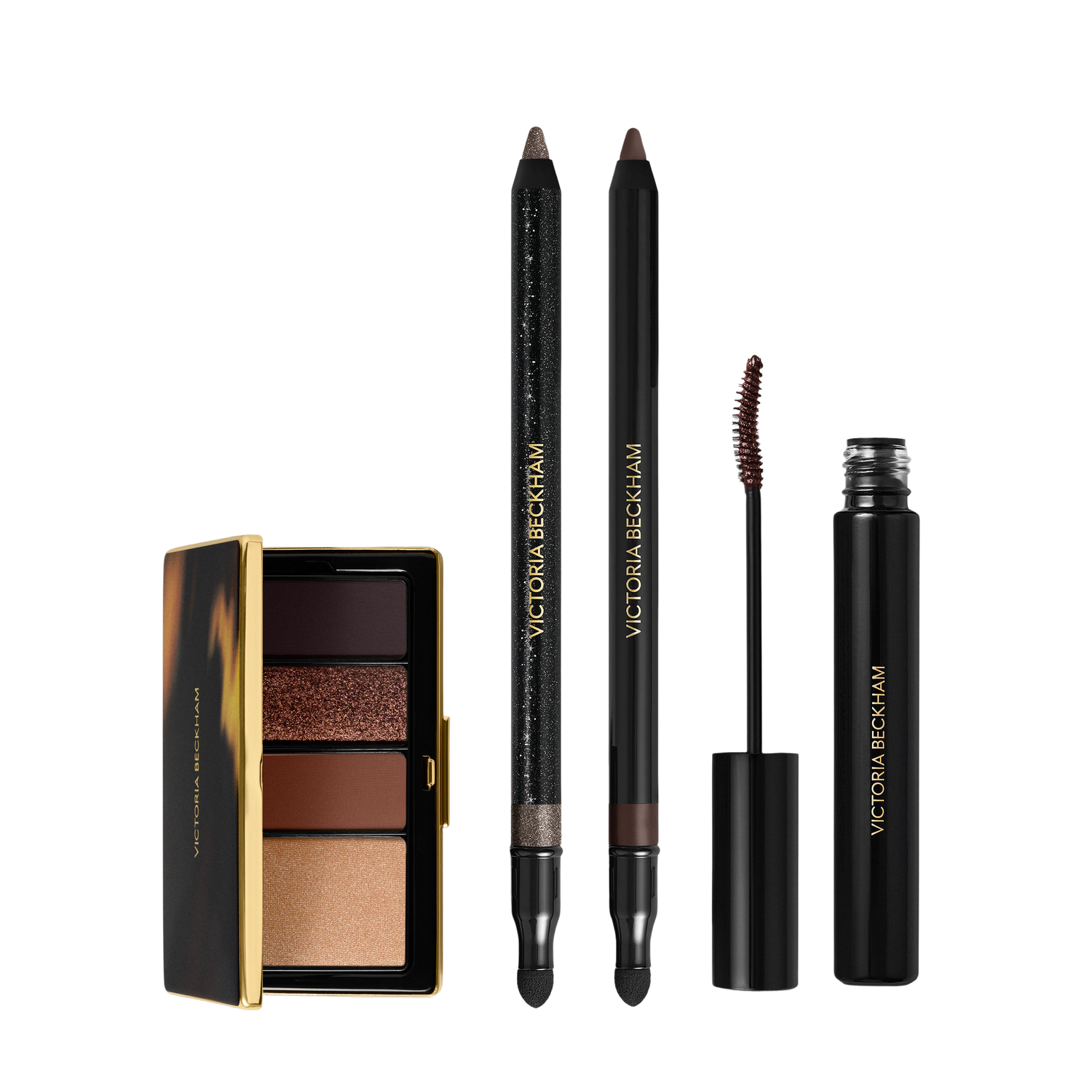 Image of an open Victoria Beckham Beauty The Cocoa Collection Holiday Set (Limited Edition)