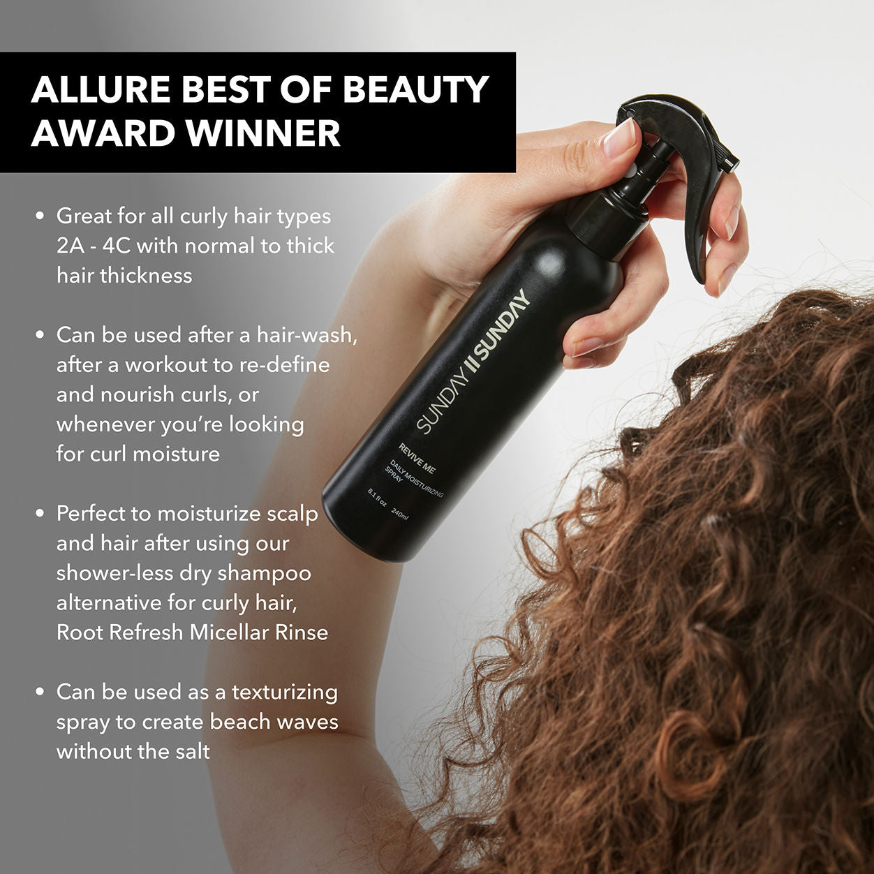 Information related to Sunday II Sunday Revive Me Daily Moisturizing Spray