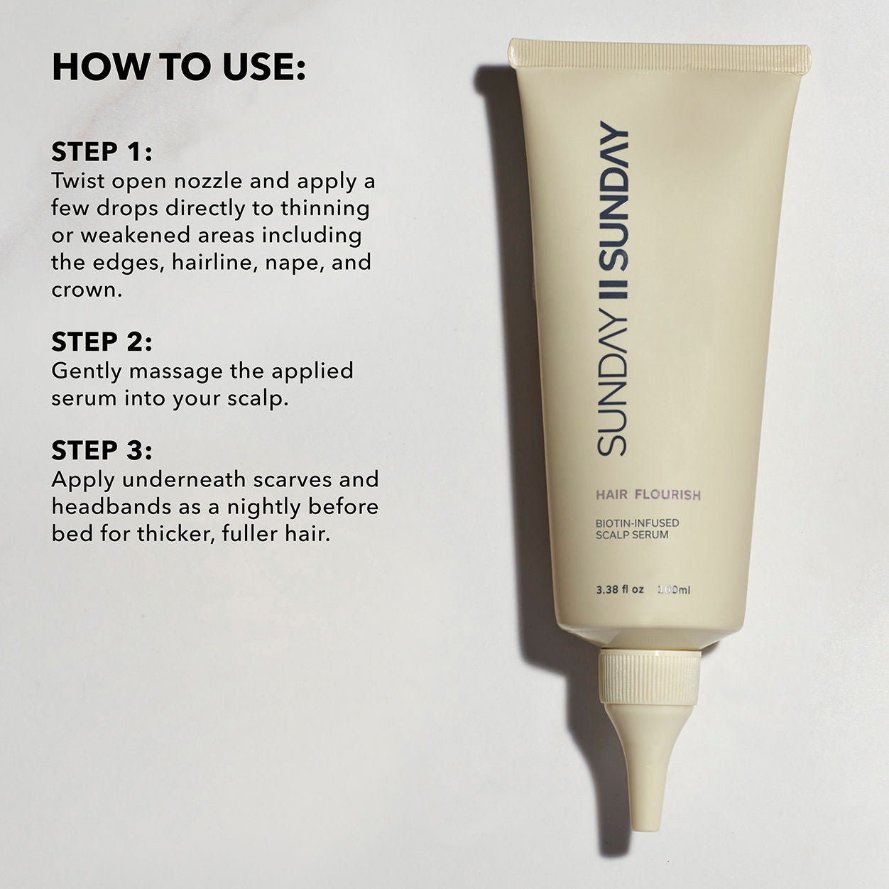 Information related to Sunday II Sunday Edge Flourish Overnight Nourishing Oil-Based Serum