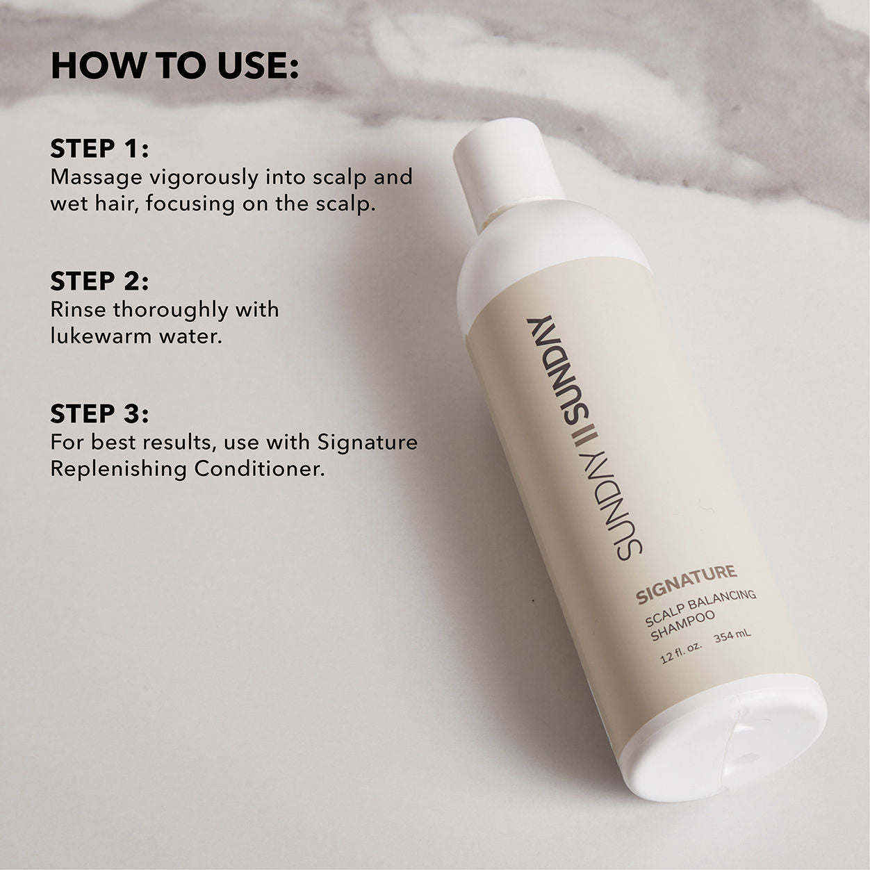 Information related to Sunday II Sunday Signature Scalp Balancing Shampoo