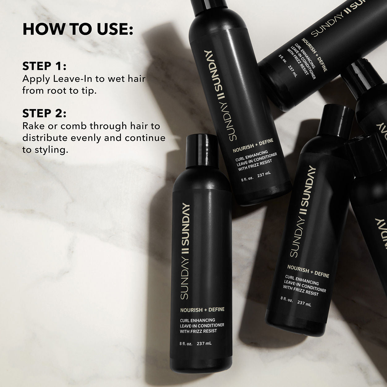 Information related to Sunday II Sunday Curl Enhancing Leave-In Conditioner with Frizz-Resist Complex