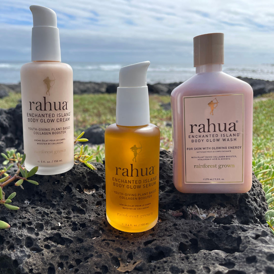 Lifestyle image of Rahua Enchanted Island Body Glow Wash