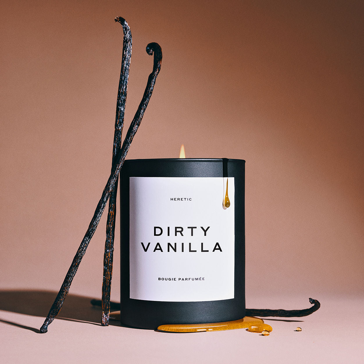 Lifestyle image of Heretic Dirty Vanilla Candle