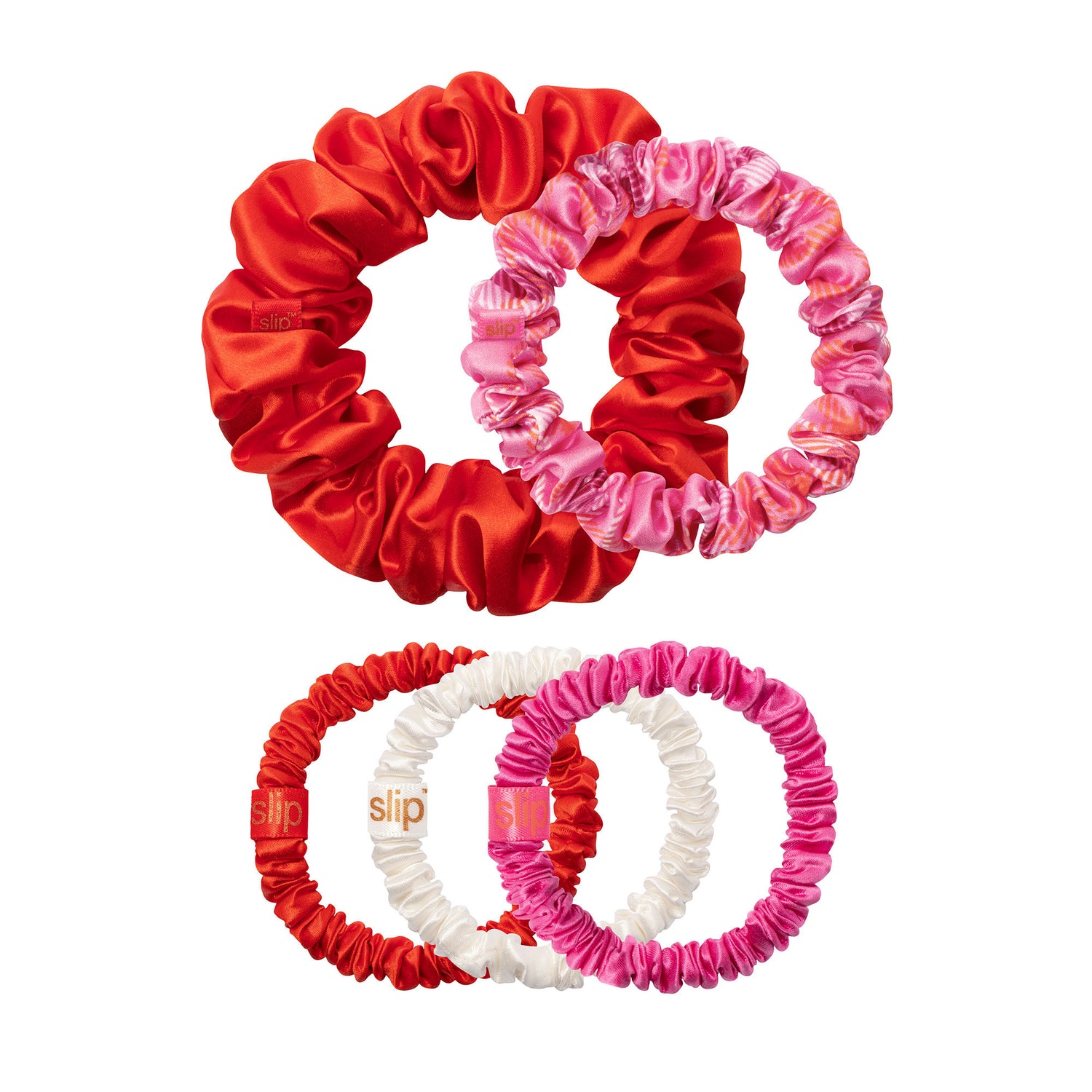 Image of an open Slip Scarlet Scrunchie Cracker (Limited Edition)