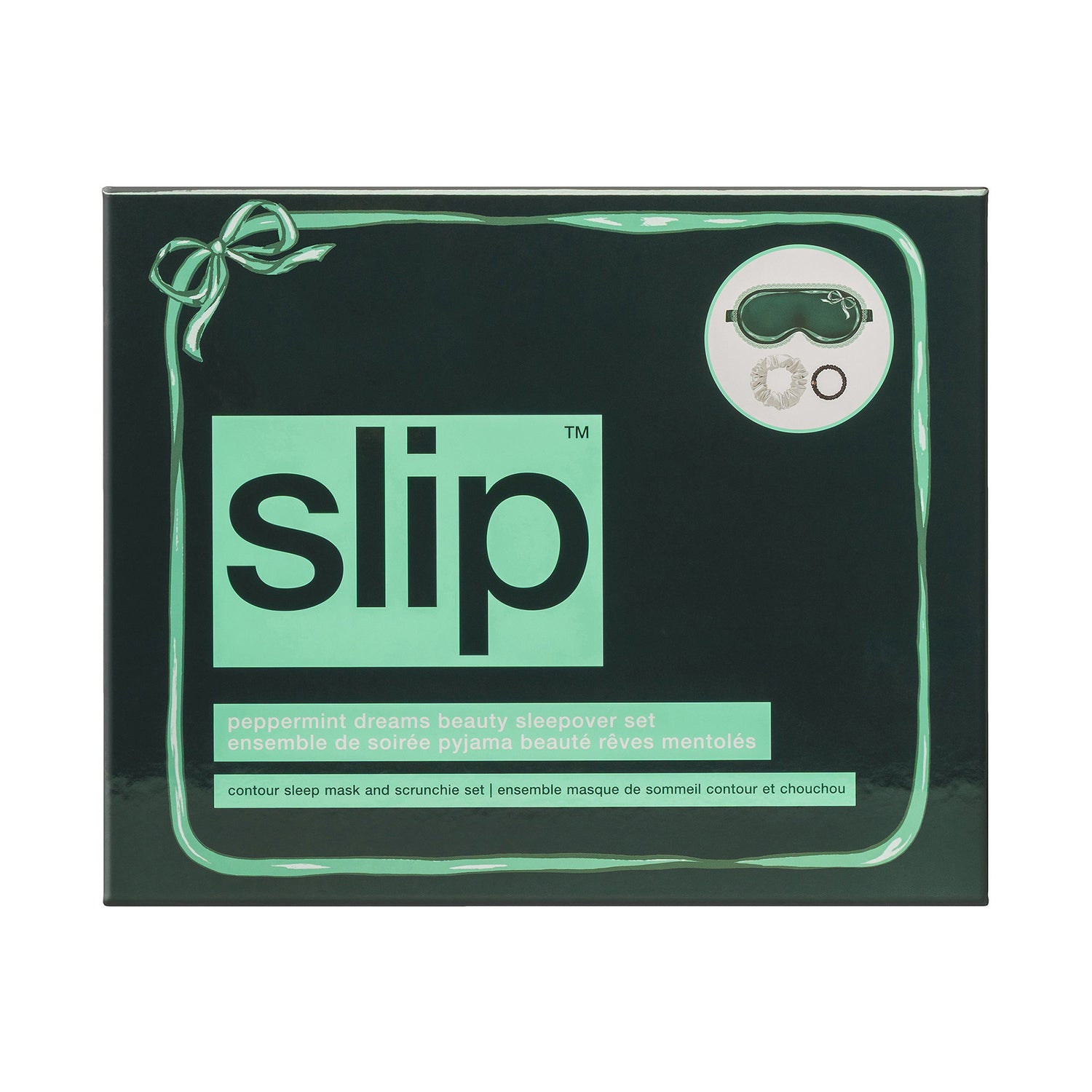 Image of the Slip Pure Silk Beauty Sleepover Set with Lace Trim (Limited Edition) box