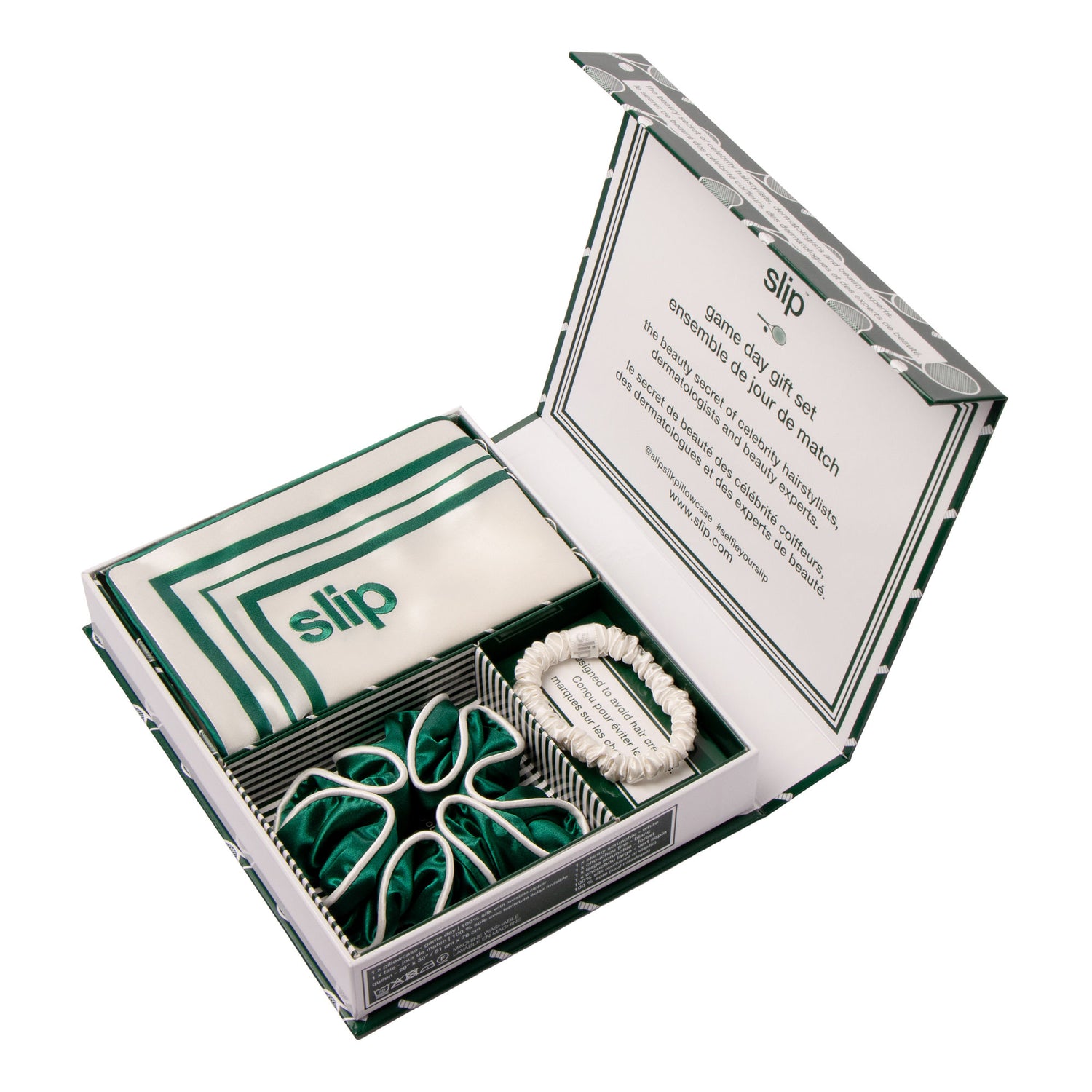 Image of the Slip Game Day Pure Silk Queen Gift Set (Limited Edition) box