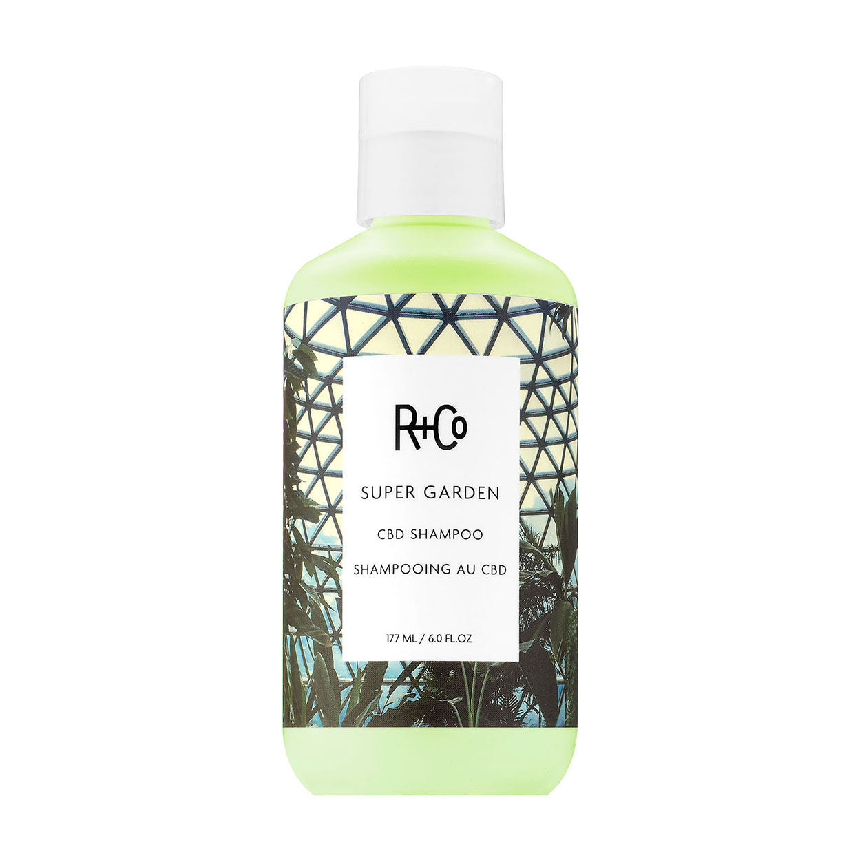 R+Co SuperGarden CBD Shampoo main image