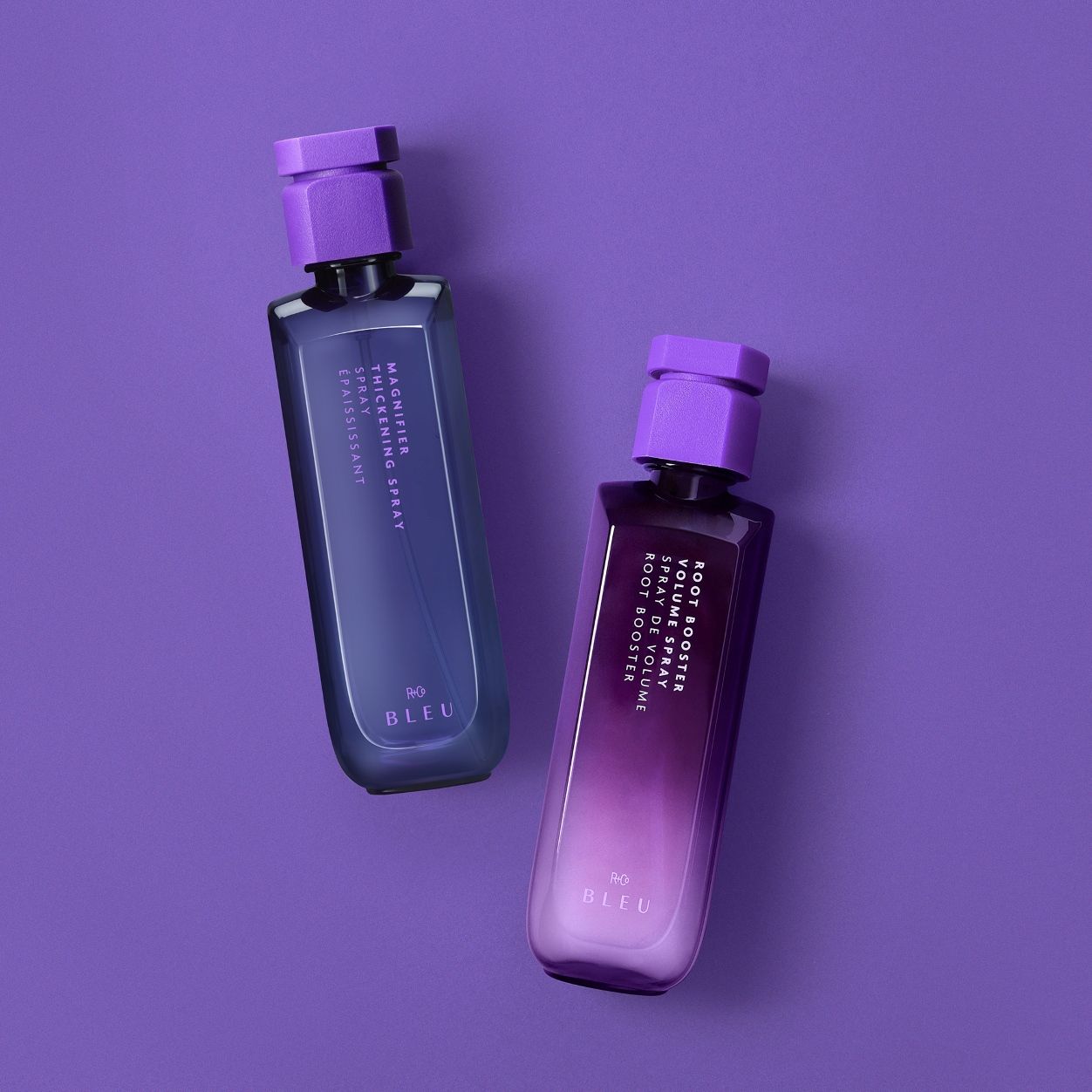 Lifestyle image of R+Co Bleu Root Booster Volume Spray