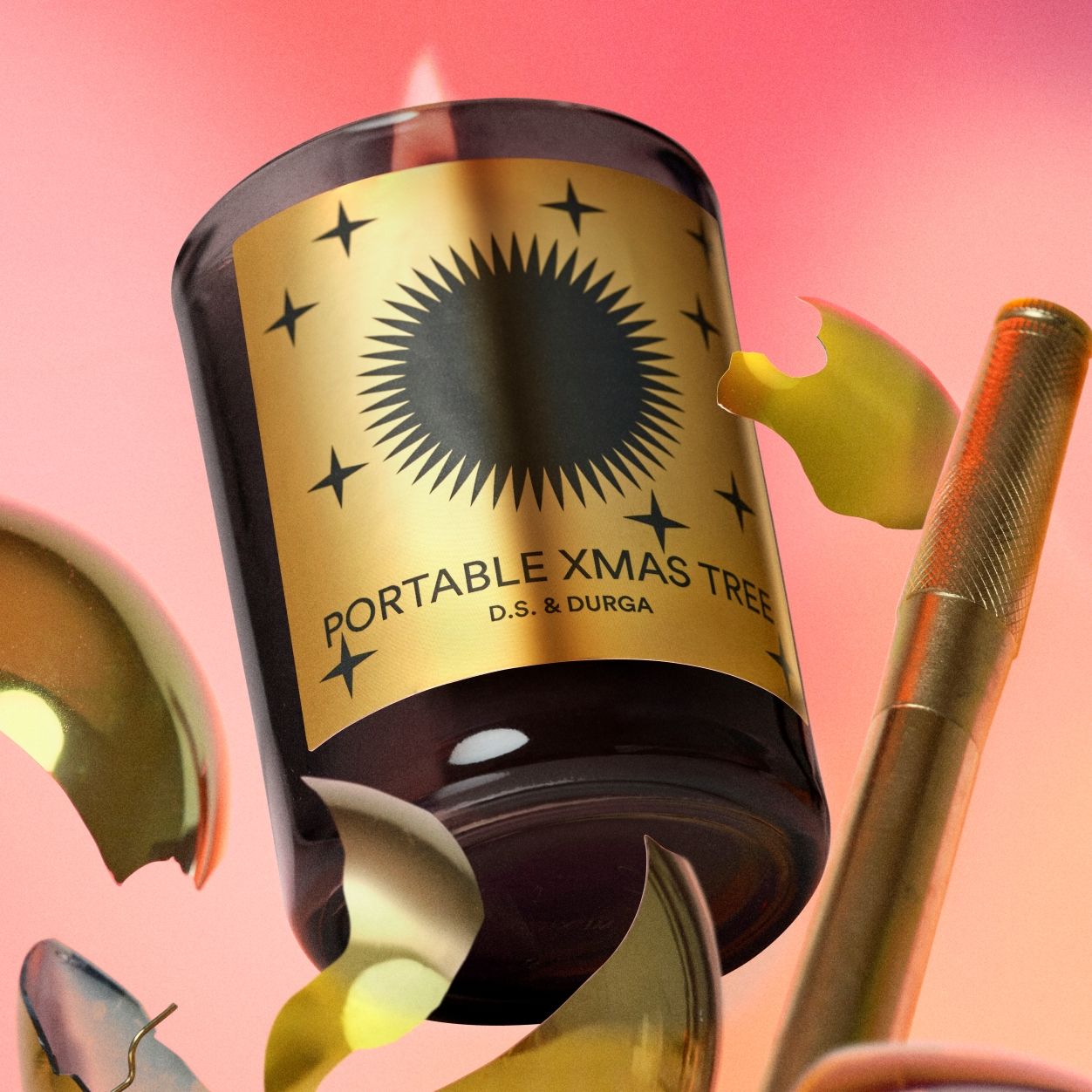 Lifestyle image of D.S. & Durga Portable Xmas Tree Candle (Limited Edition)