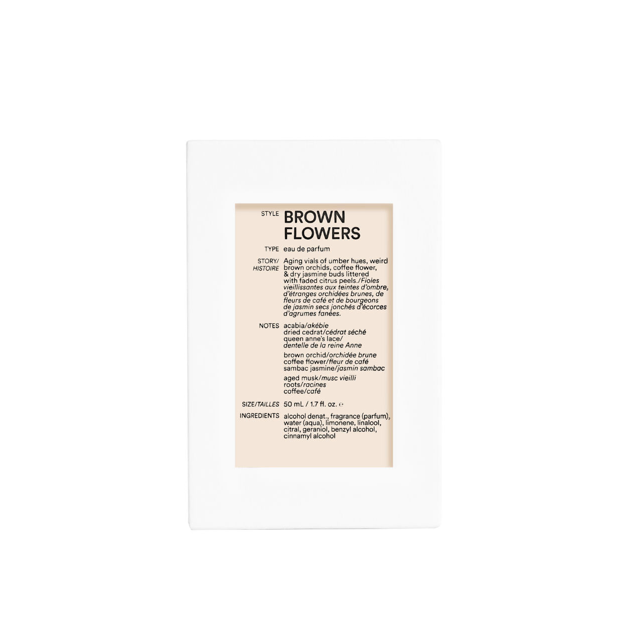 Image of the D.S. & Durga Brown Flowers Eau de Parfum box