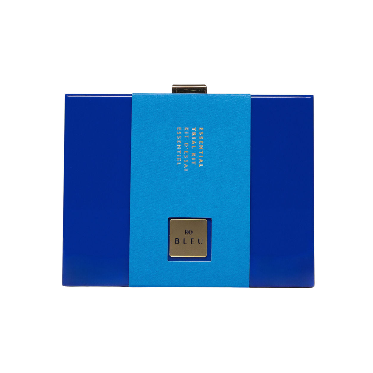 Image of a closed R+Co Bleu R+Co Bleu Essentials Kit (Limited Edition)