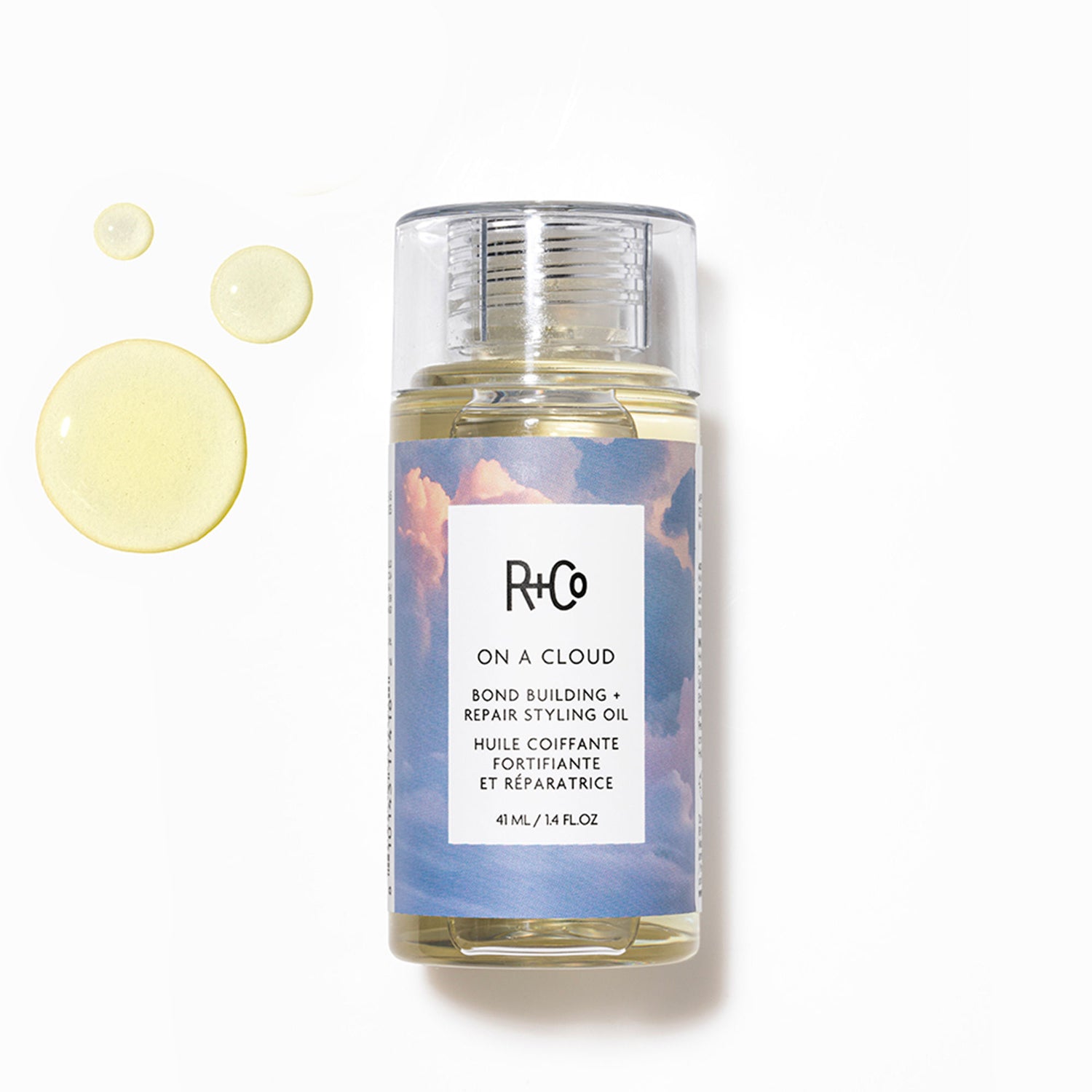Swatch image of R+Co On a Cloud Bond Building Repair + Styling Oil