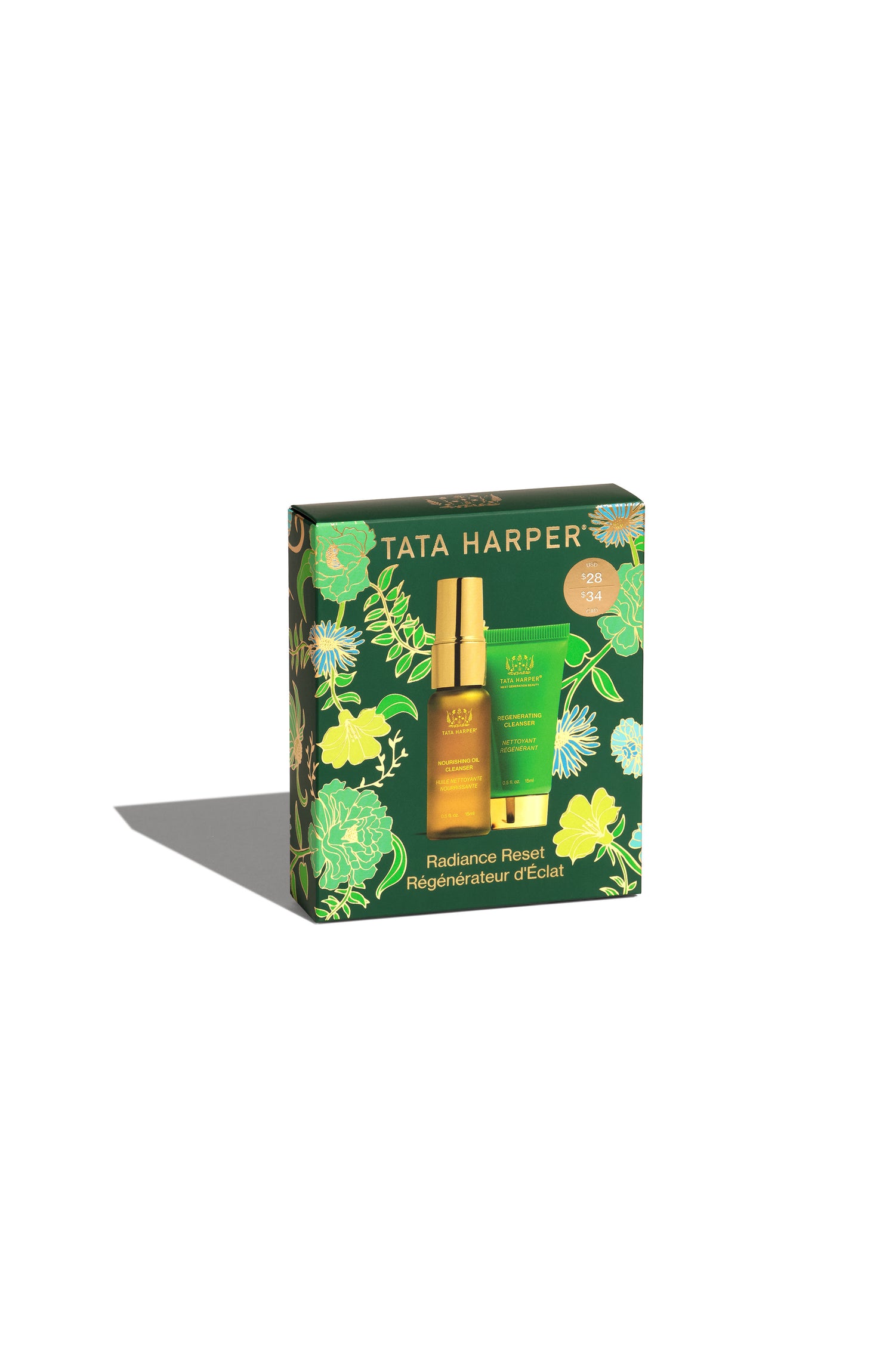 Image of a closed Tata Harper Radiance Reset Kit (Limited Edition)